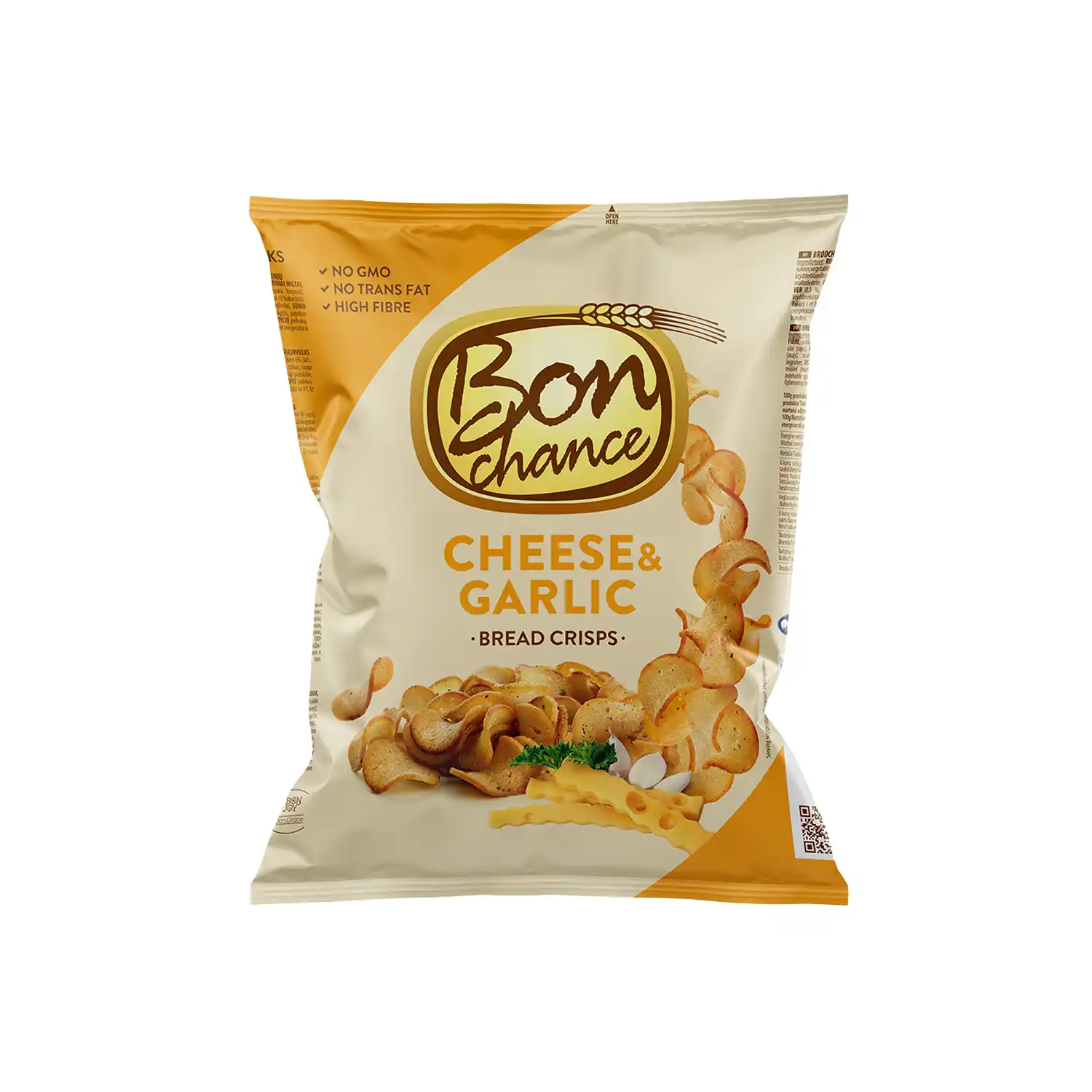 Maizes čipsi Bon chance siera ķipl. 120g