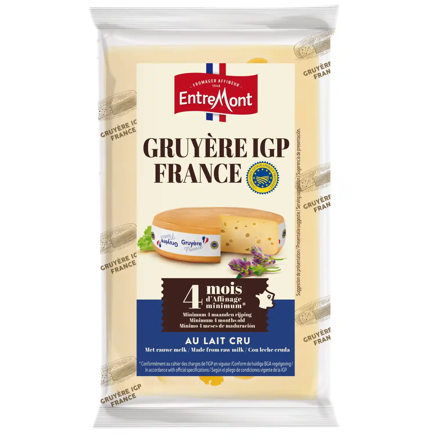 Kiet. sūris ENTERMONT GRUYERE, 47 %, 200 g