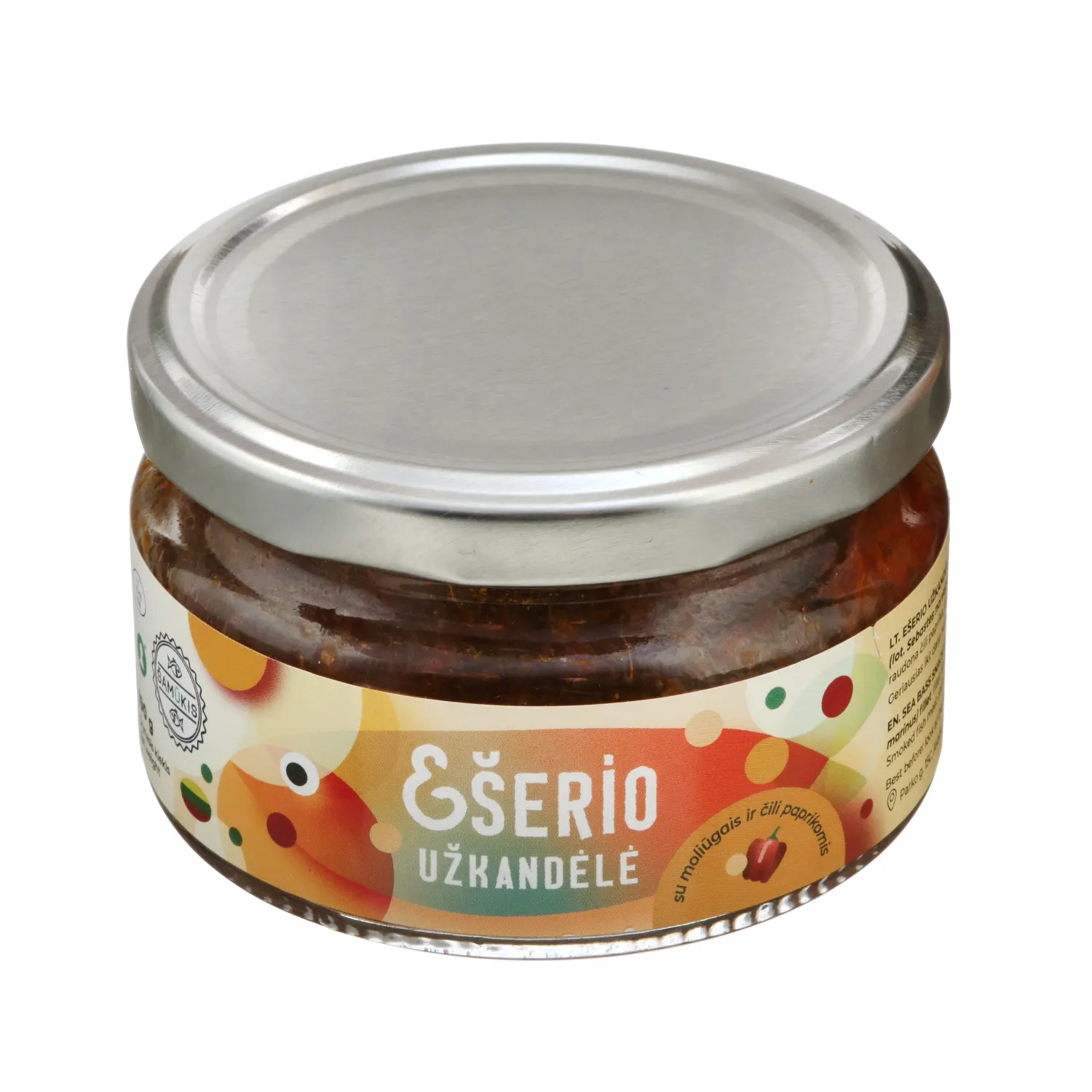 Didž. jūrinio ešerio užkandėlė ŠAMŪKIS, 190 g