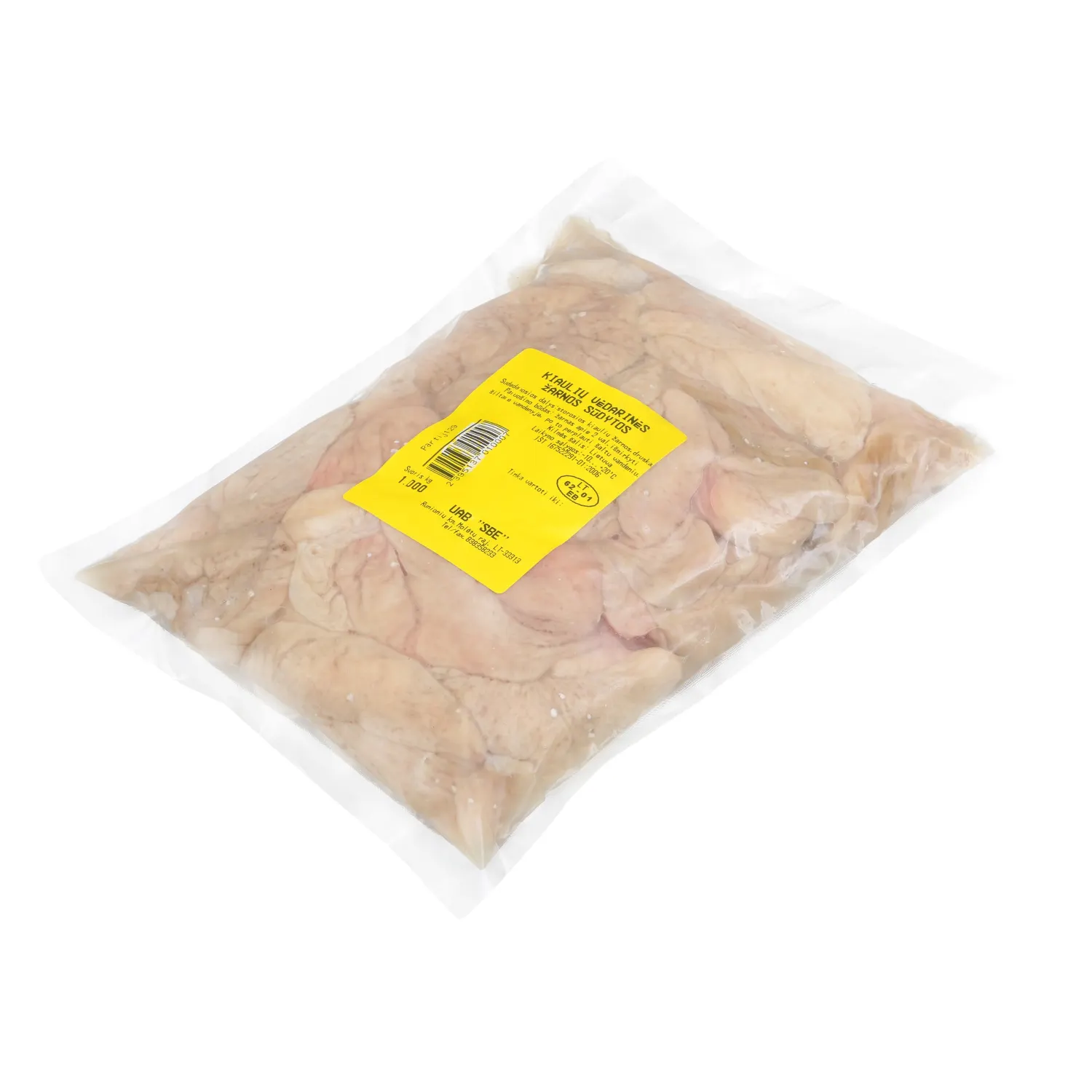 Sūd. kiaulių vėdarinės žarnos vakuume, 1 kg