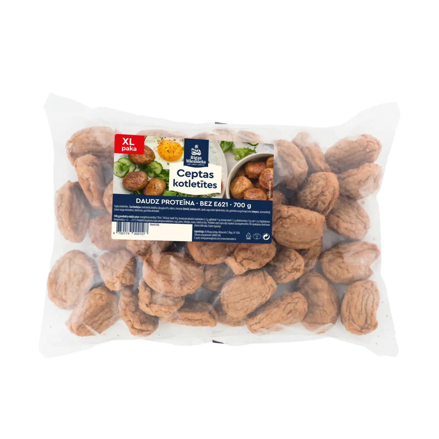 Ceptas vistas gaļas kotletītes XL 700g