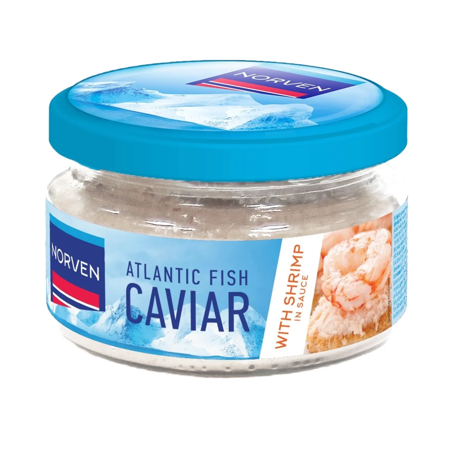 Ikrų užtepėlė su krevet. padaže NORVEN, 160 g