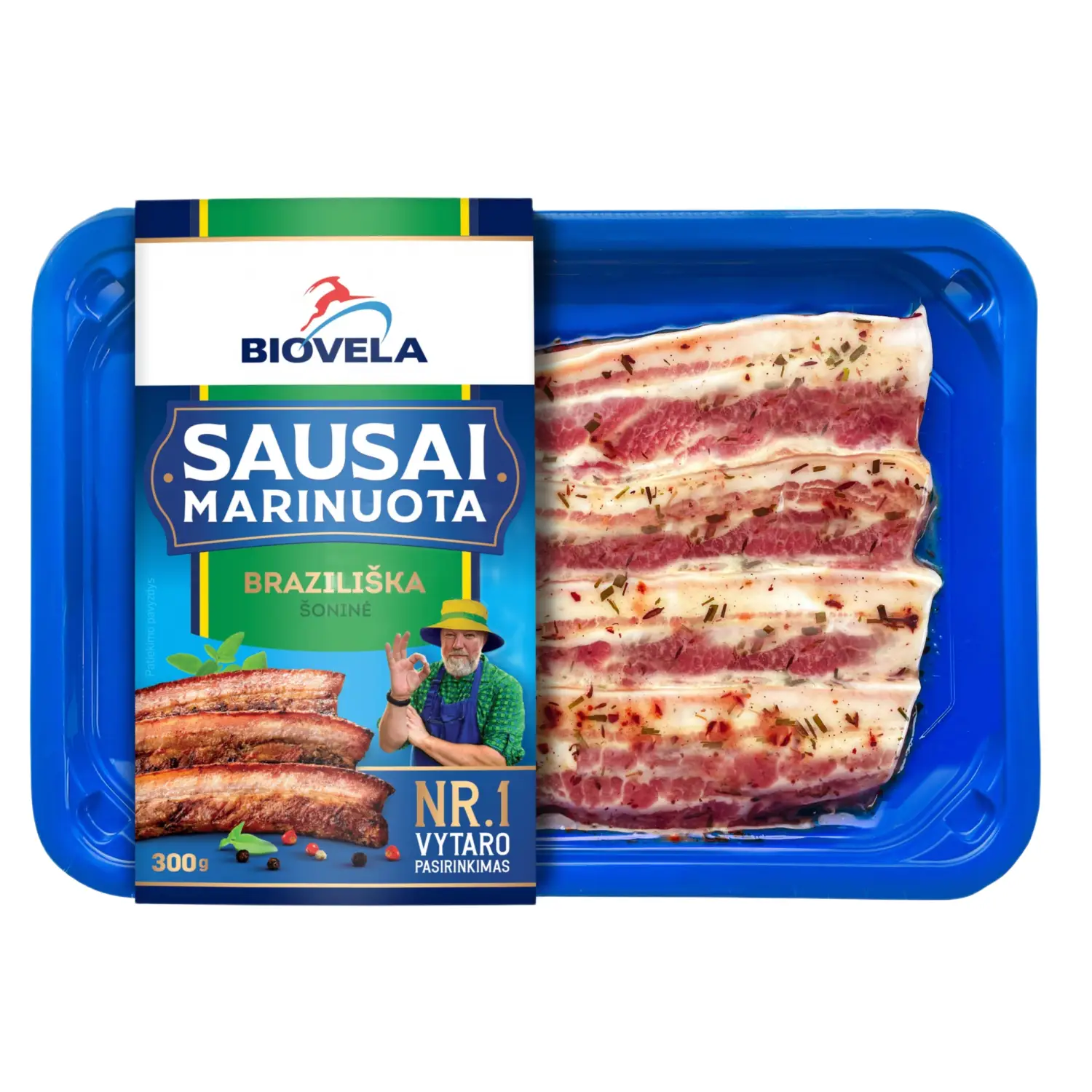 S. marin. kiaul. šon. kepsn. BIOVELA, 300 g