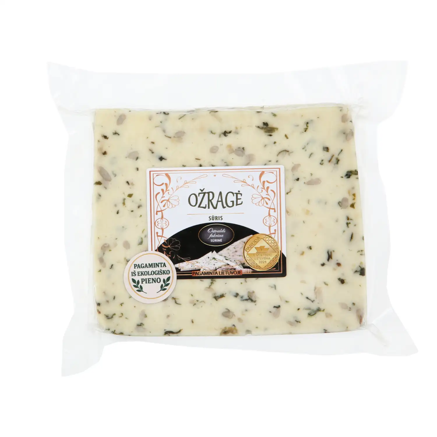 Sūris OŽRAGĖ OSTVALDS FABRICA, 22 %, 1 kg