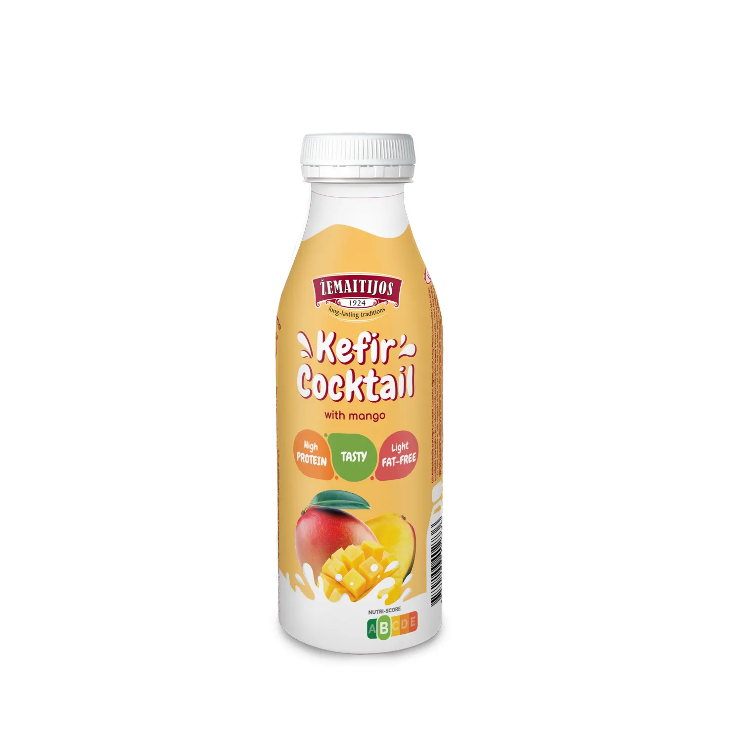ŽEMAITIJOS kefyro kokt. su mang. 0,5 %, 450 g