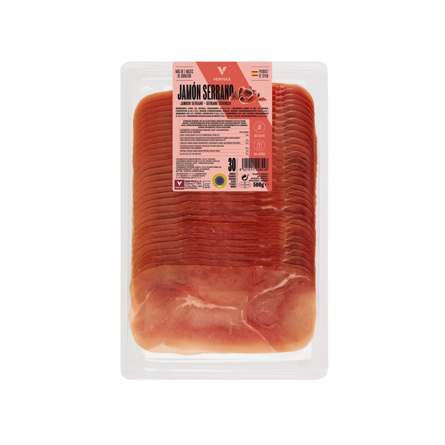 Serrano sink soolatud, viil. Ventula 500g