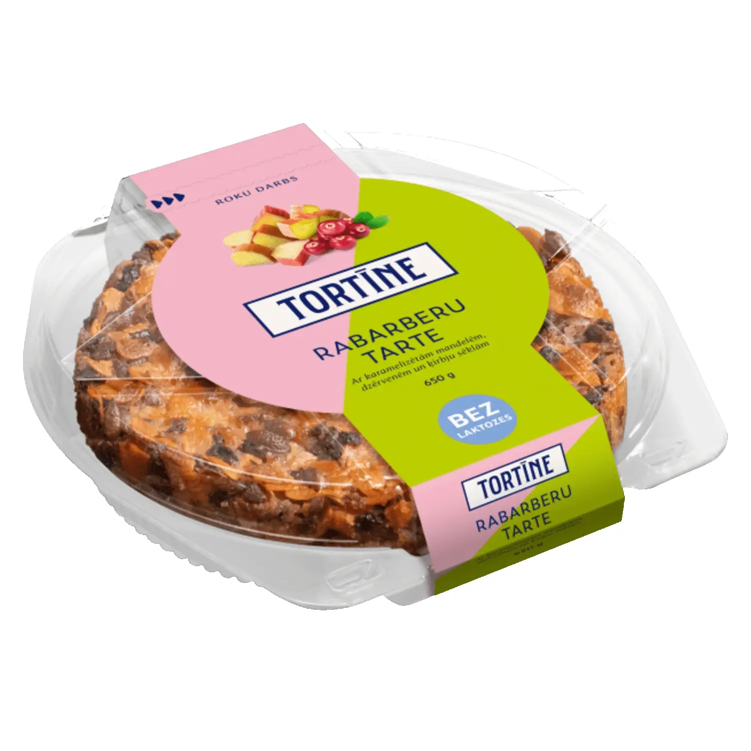 Tarte Tortīne rabarberu 650g