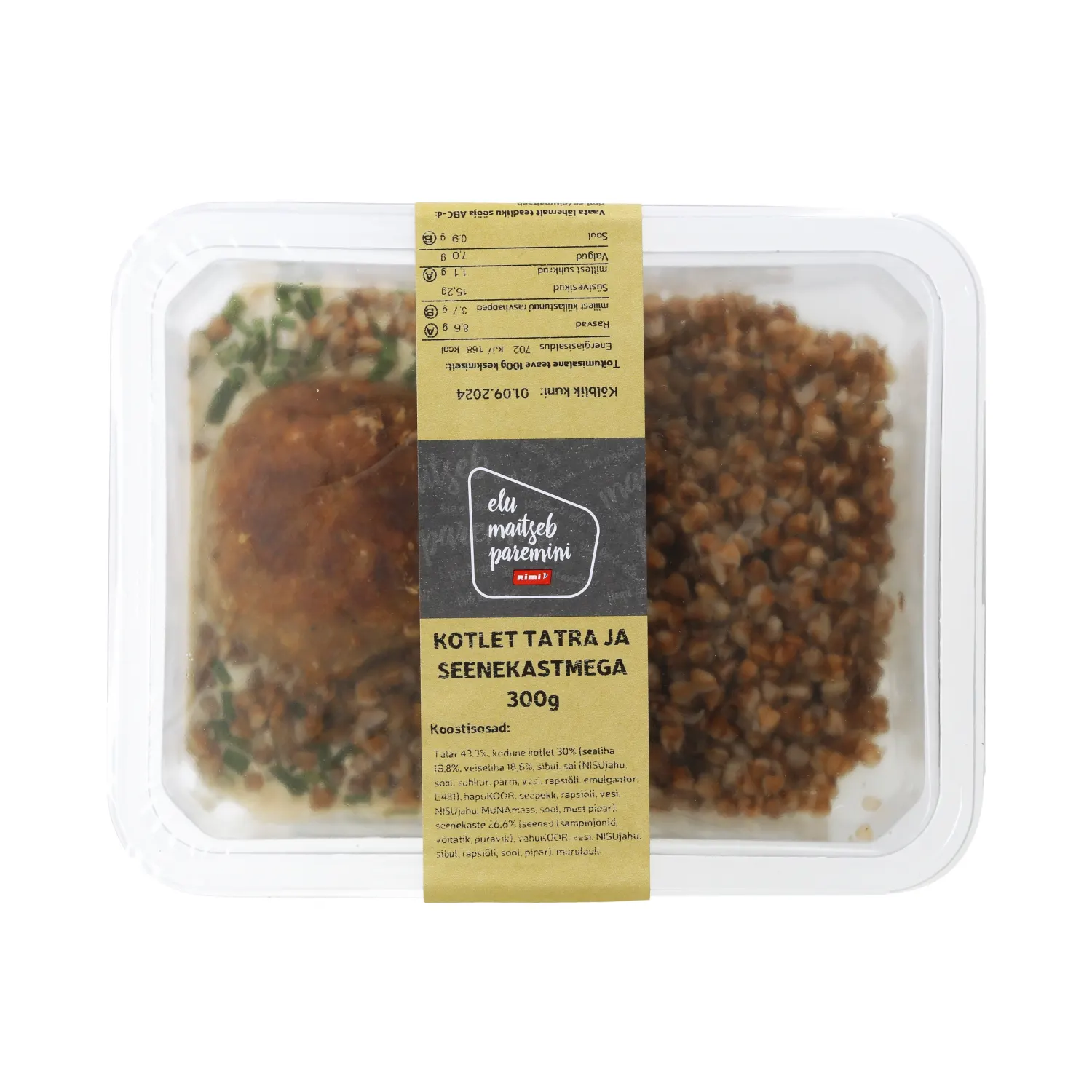 Kotlet tatra ja seenekastmega 300g