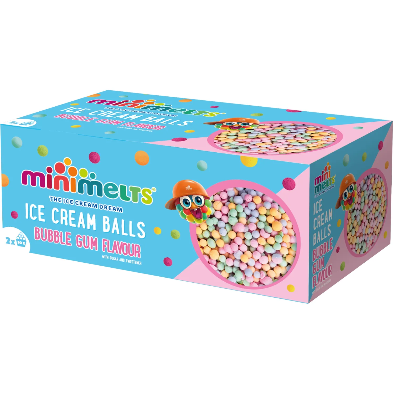 Valg. ledai MINI MELTS, su sald.,150ml/100g