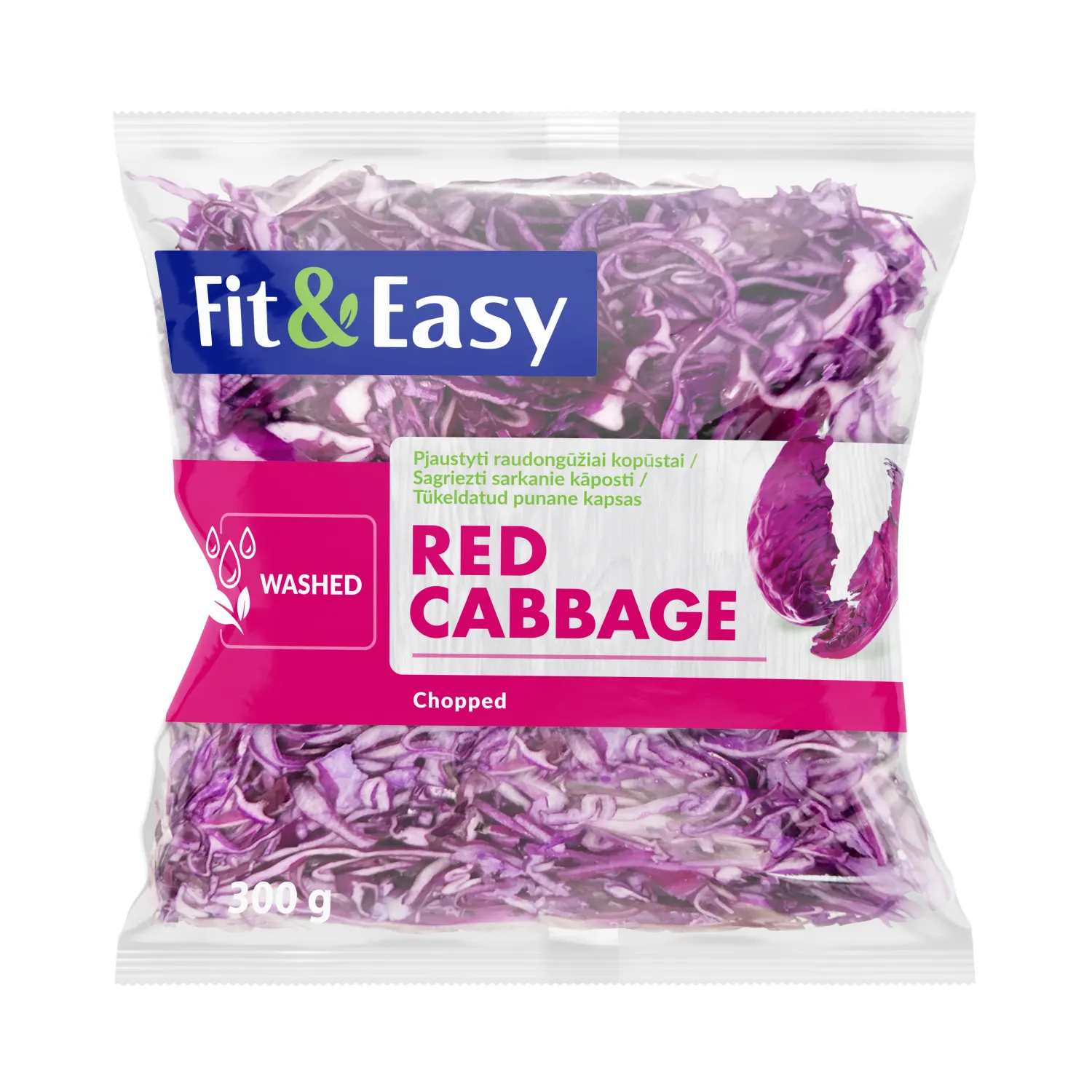 Pjaust. raudonas kopūstas FIT & EASY, 300 g