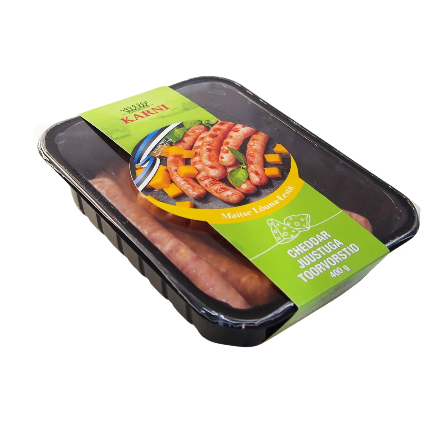 Toorvorstid Cheddar juustuga Karni 400g