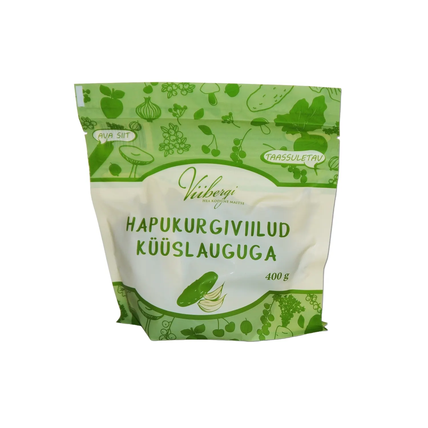 Hapukurgiviilud küüslaug. Viibergi 400g/320g
