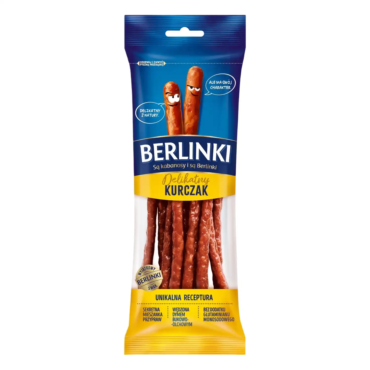 Rimi – akcija / nuolaida: Vištienos dešrelės KABANOS BERLINKI, 85 g