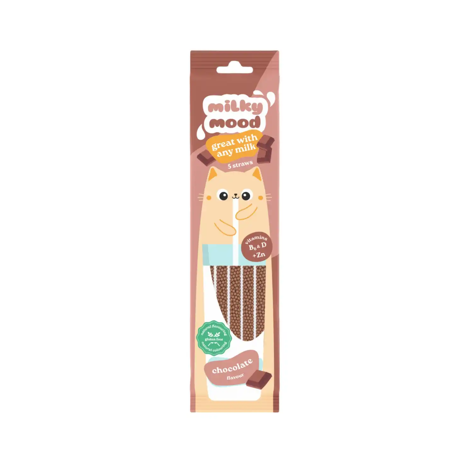 Piimakõrred šoko.maits. Milky Mood 30g