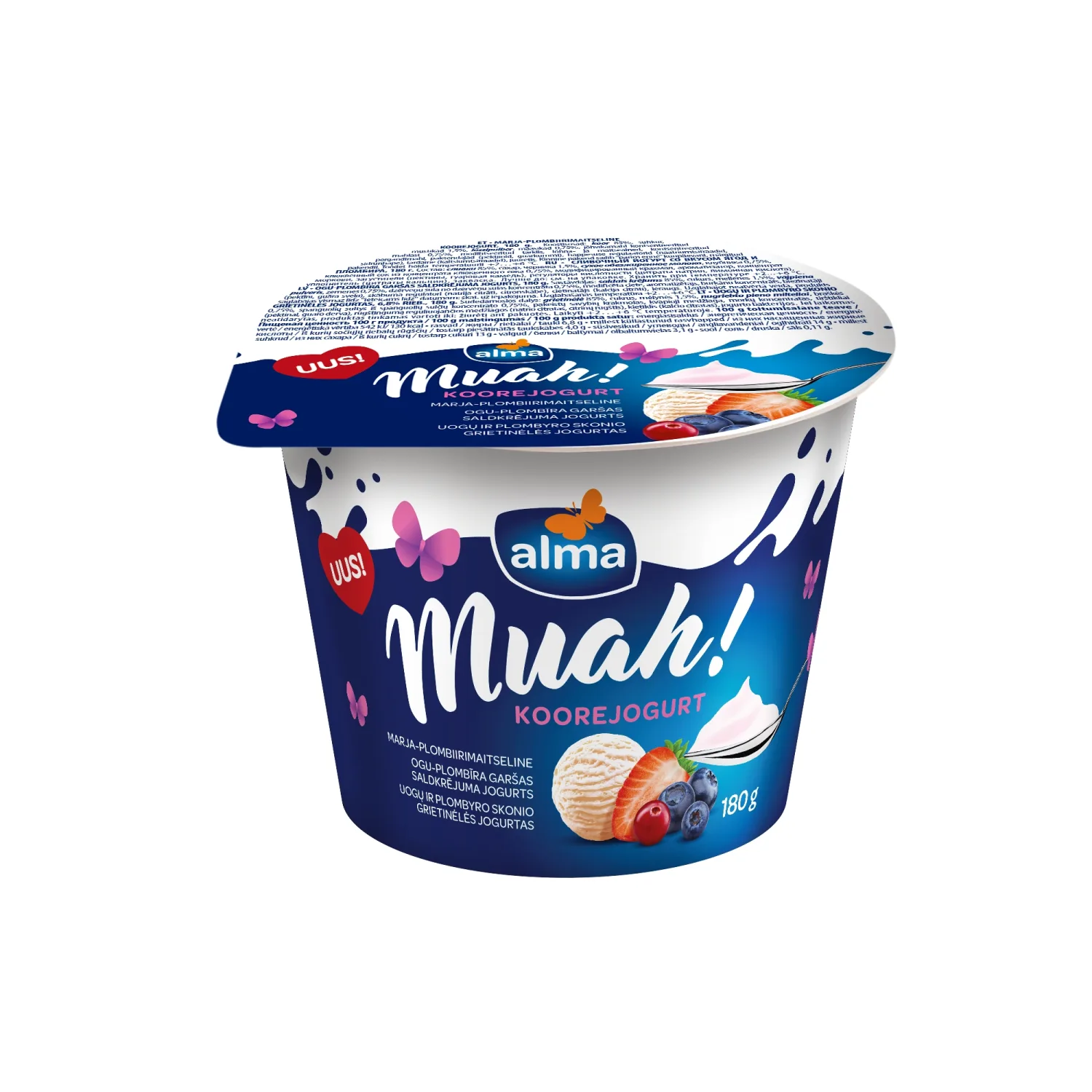 Koorejog. marja-plomb.maits. Alma Muah 180g