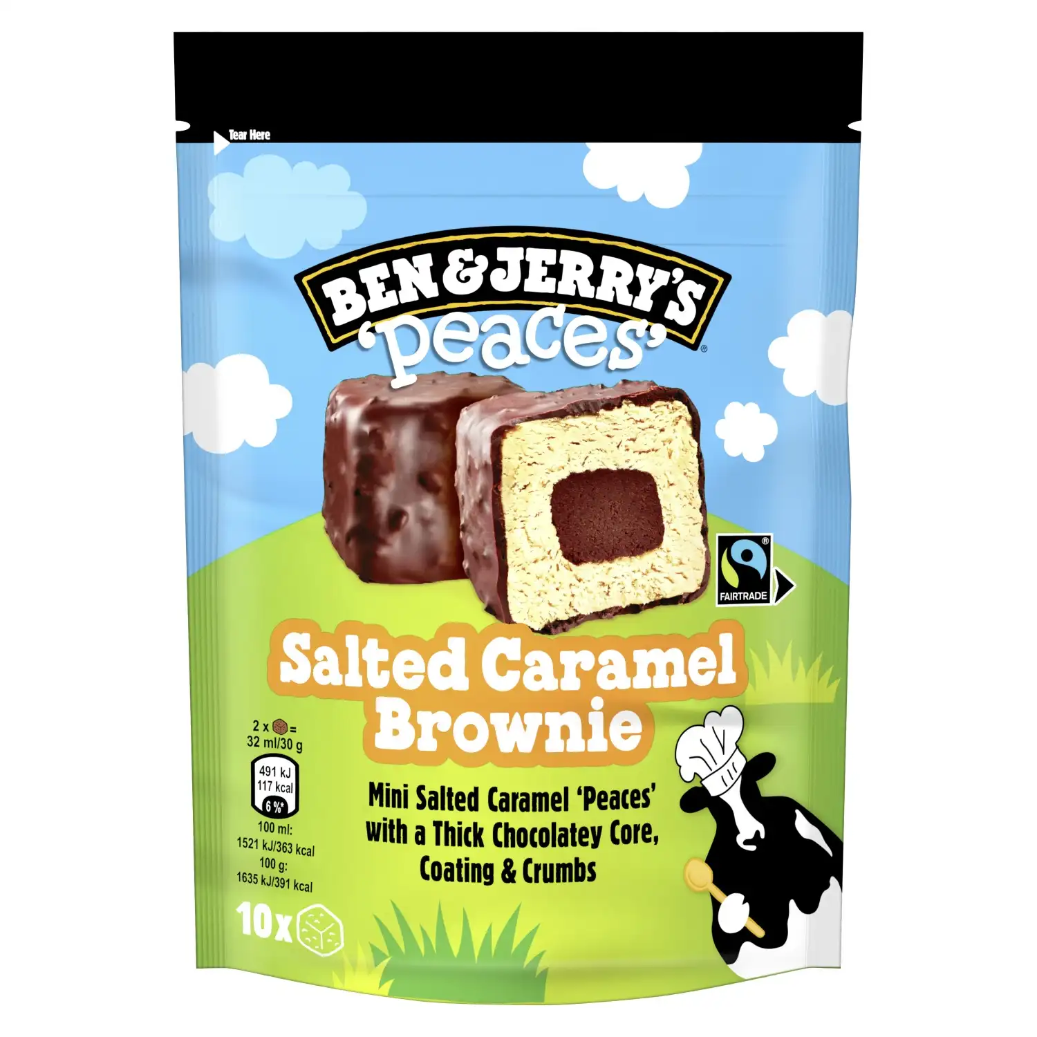 Jäätis Ben&Jerrys soolakar. brownie 160m/150g