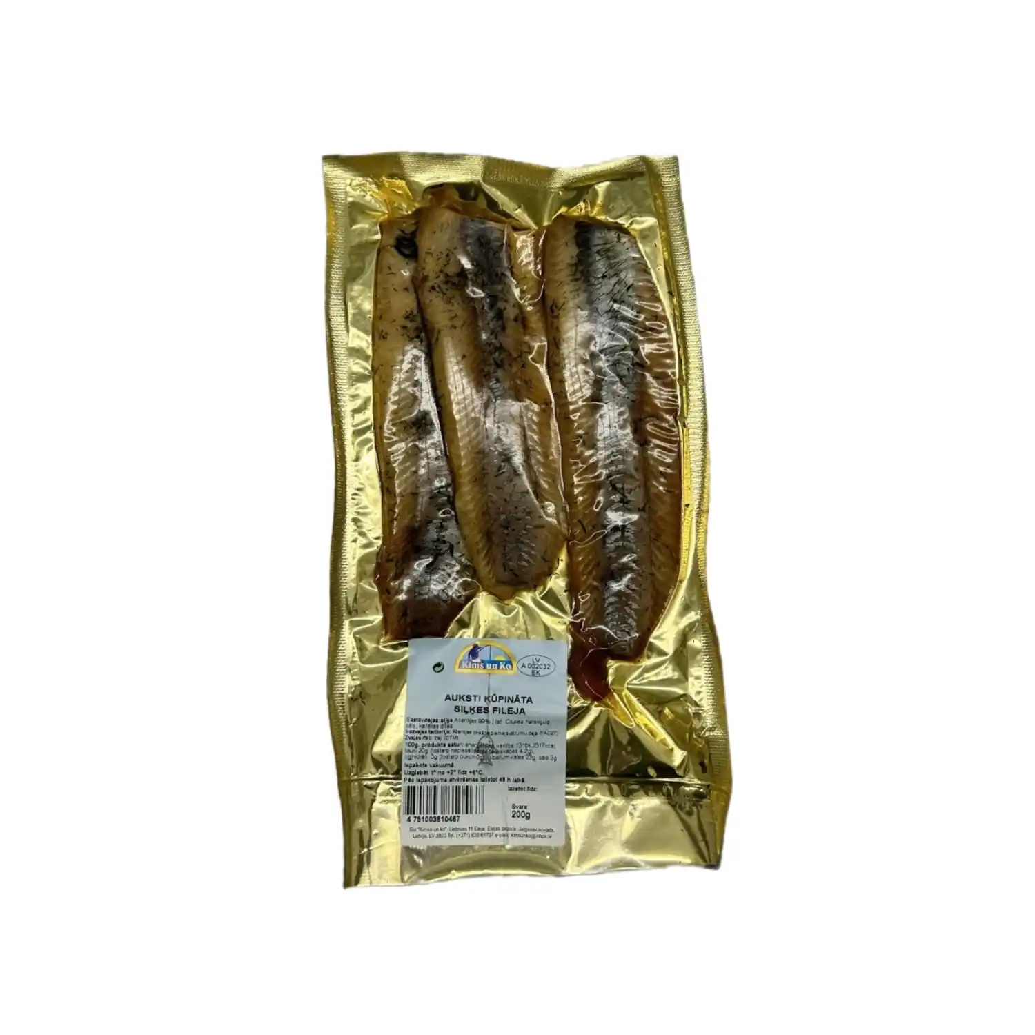 Heeringafilee külmsuitsuga till Kimss 200g