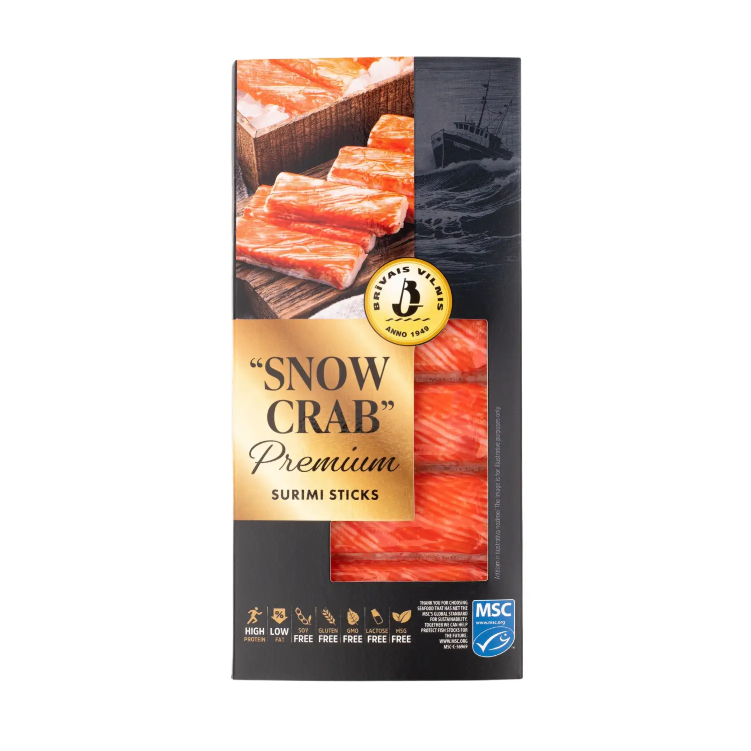 Surimi nūj. Atlantika sniega krabju g. 150g