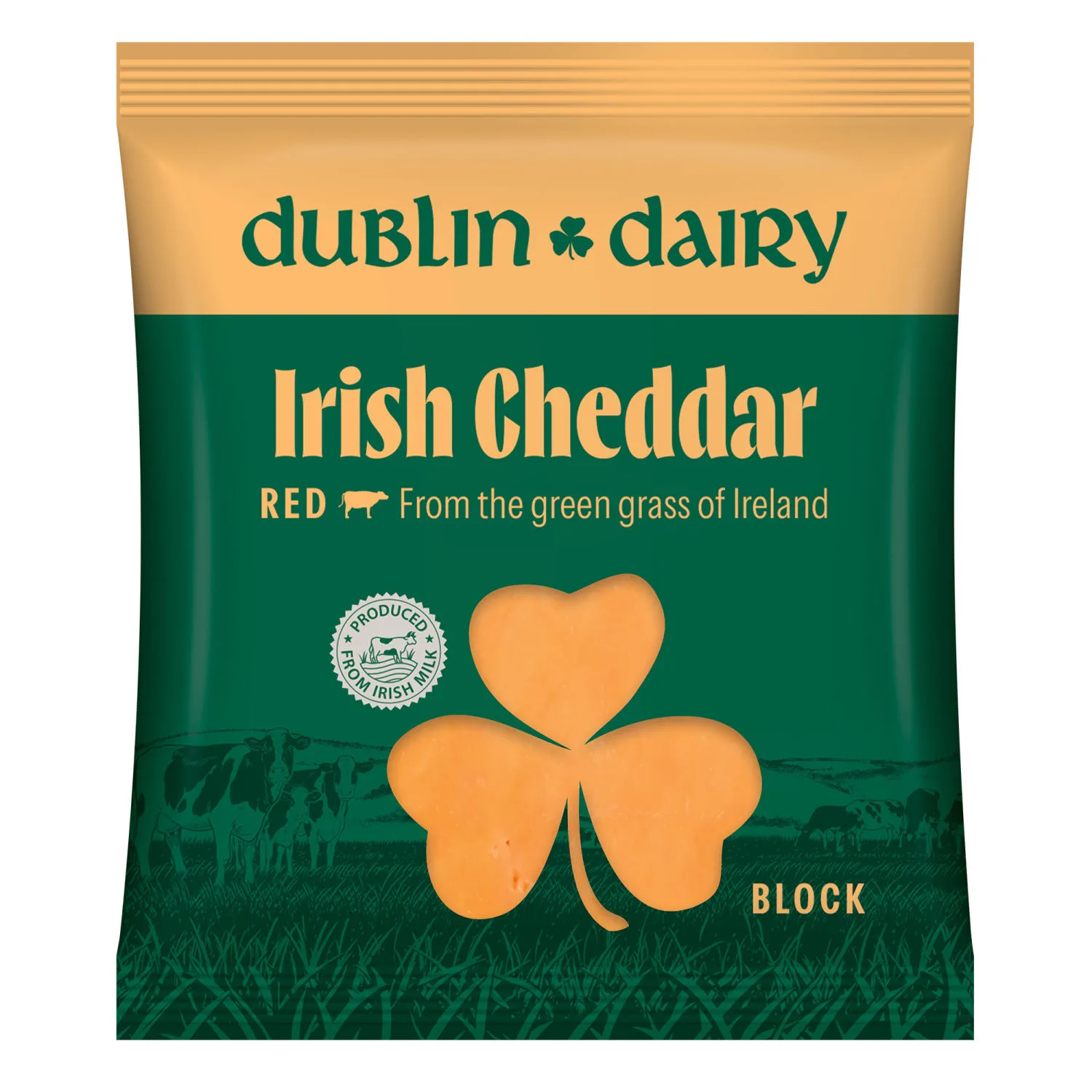 Siers Dublin Dairy Čedaras īru sarkanais 200g