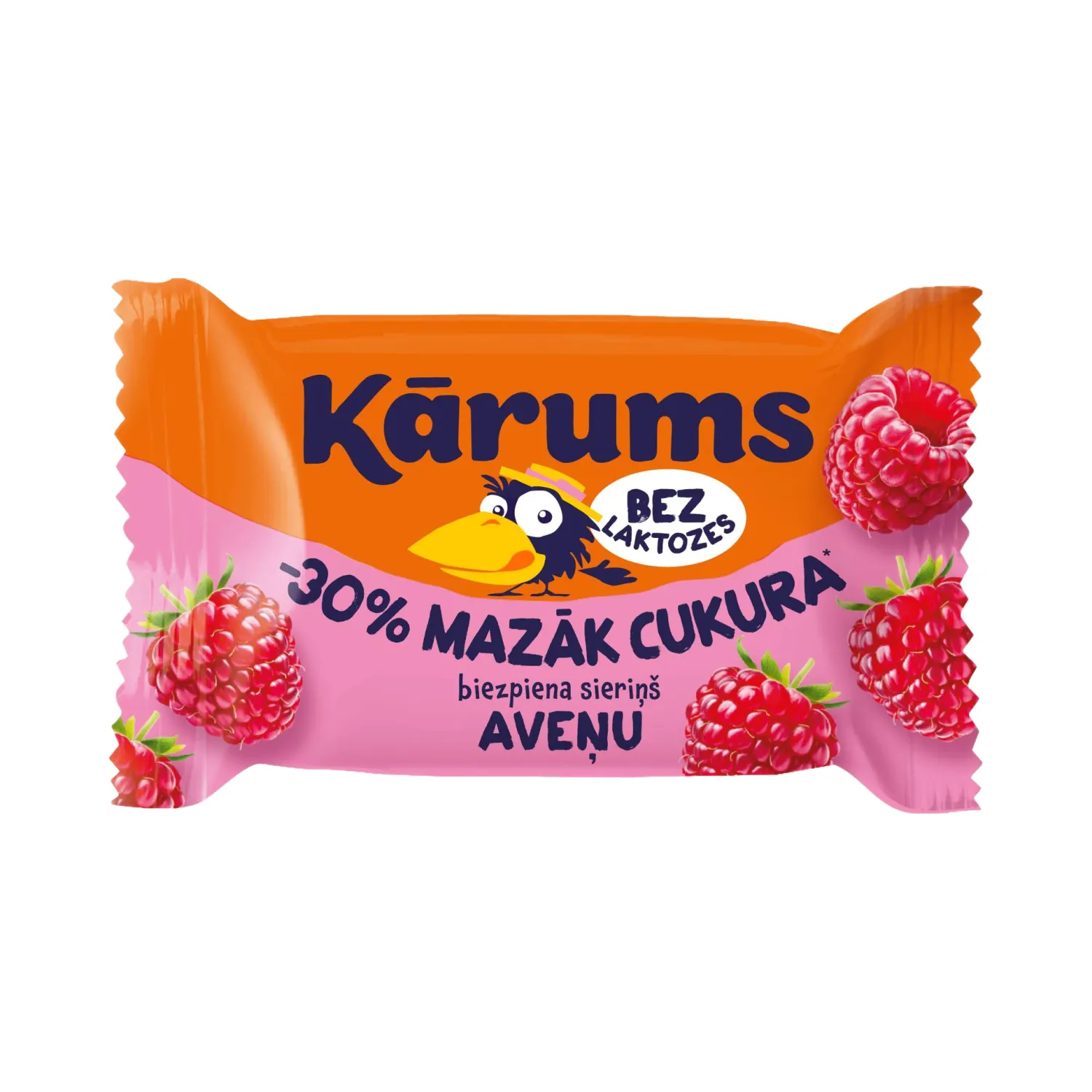 Sūrelis su avietėmis KARUMS, be laktoz., 40 g