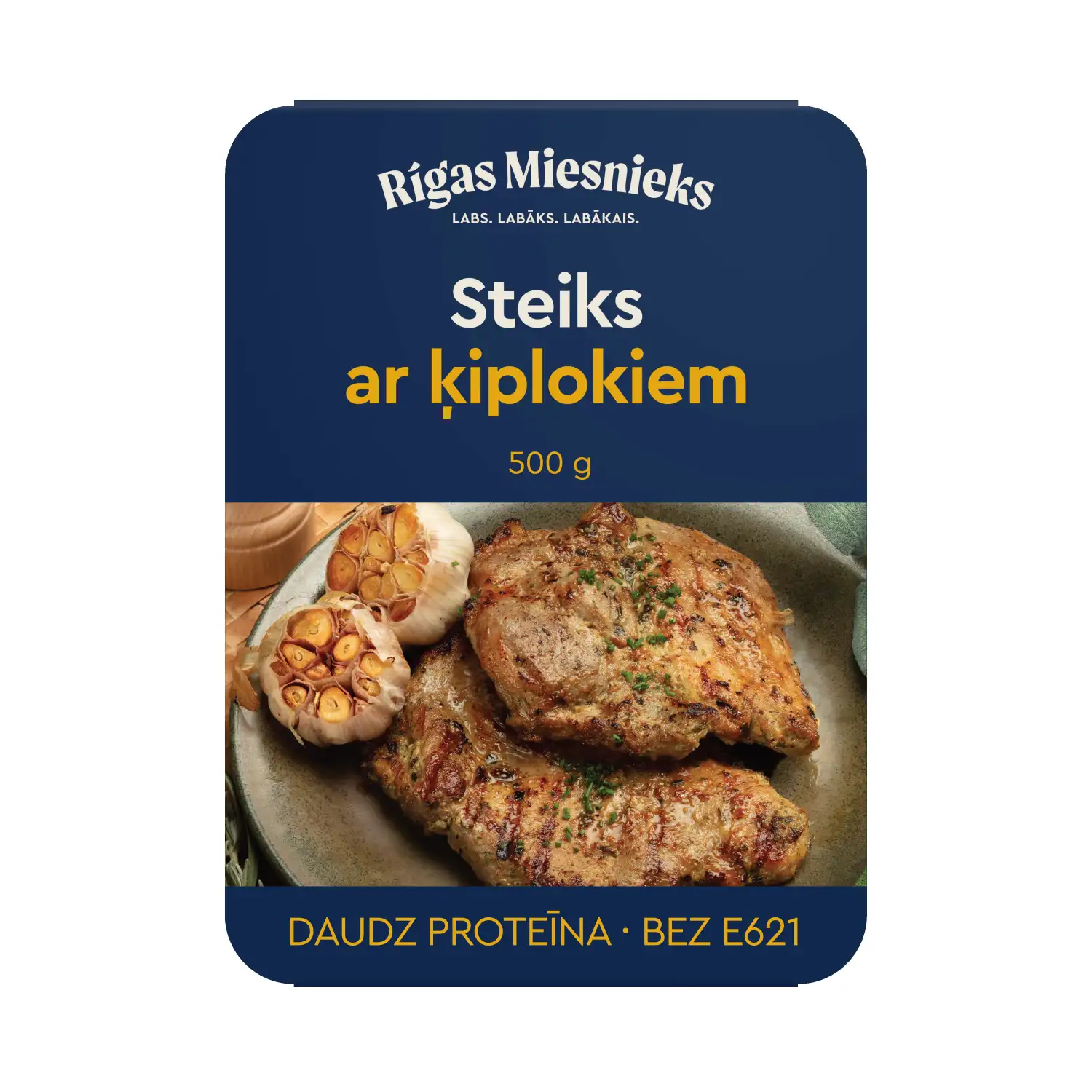 Cūkgaļas steiks Rīgas Miesnieks ar ķipl. 500g