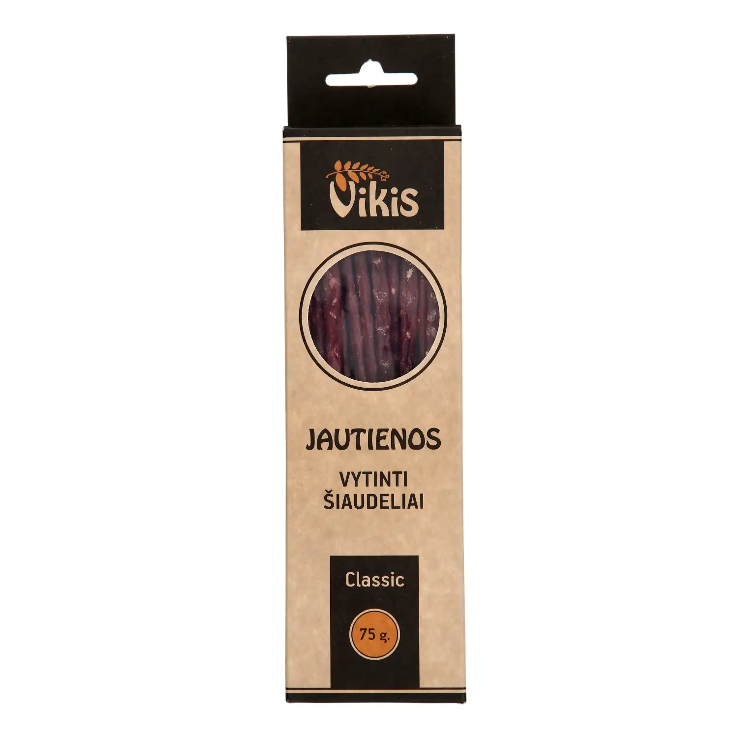 Vyt. jautienos šiaudeliai KLASIKA VIKIS, 75 g