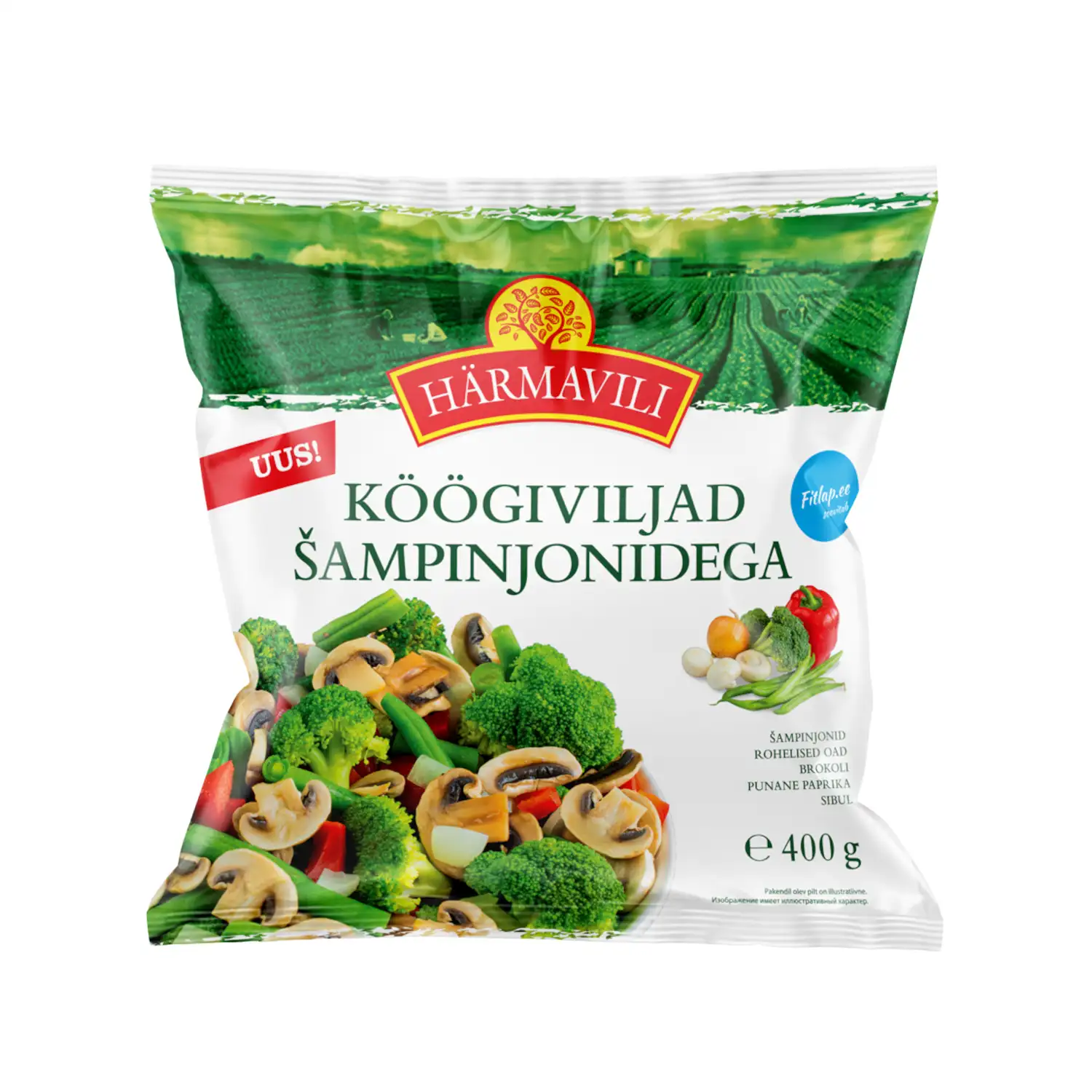 Köögiviljad šampinjonidega Härmavili 400g