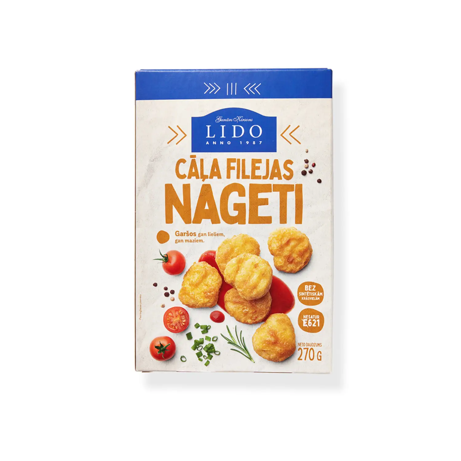 Cāļa filejas nageti Lido 270g