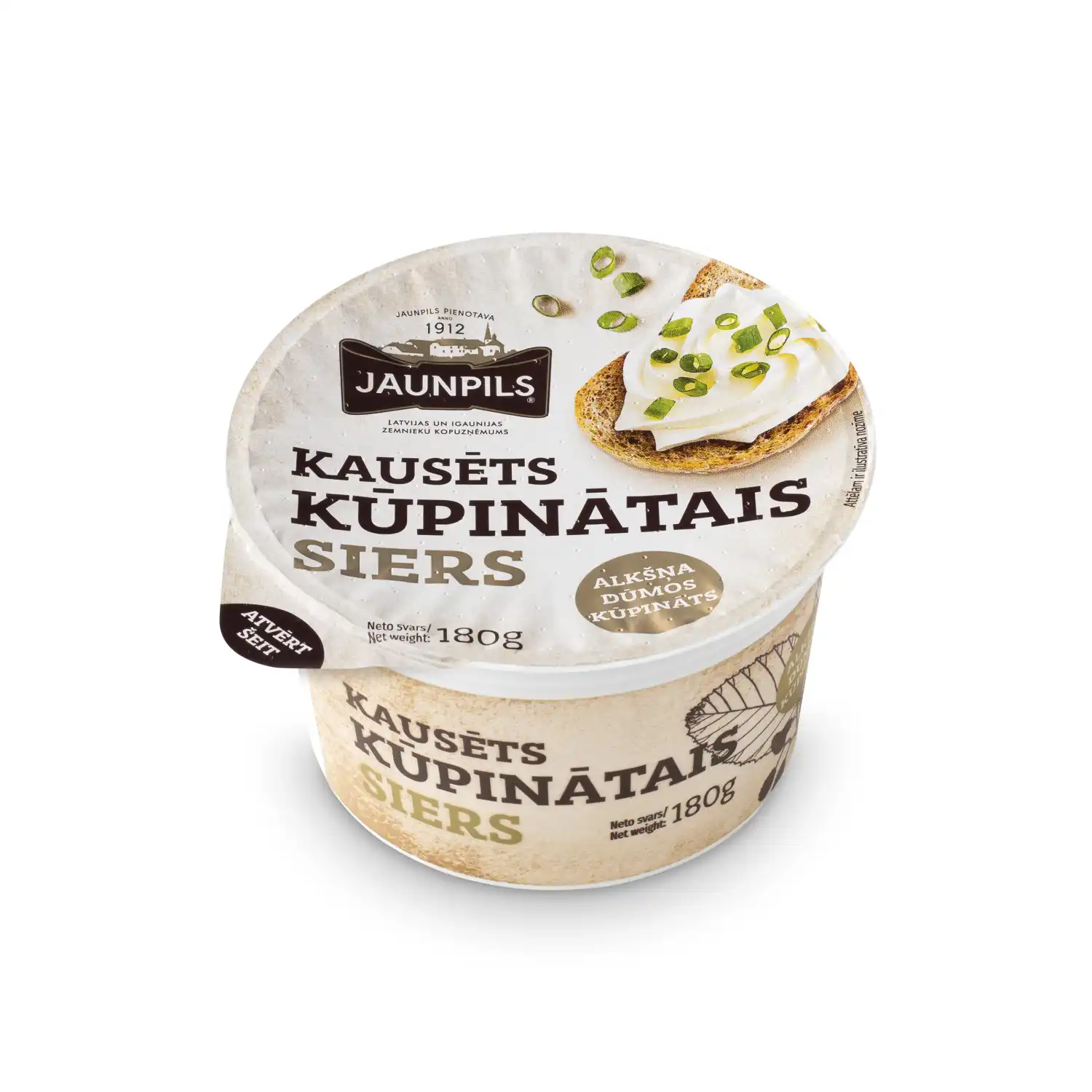 Kausēts siers Jaunpils kūpinātais 180g