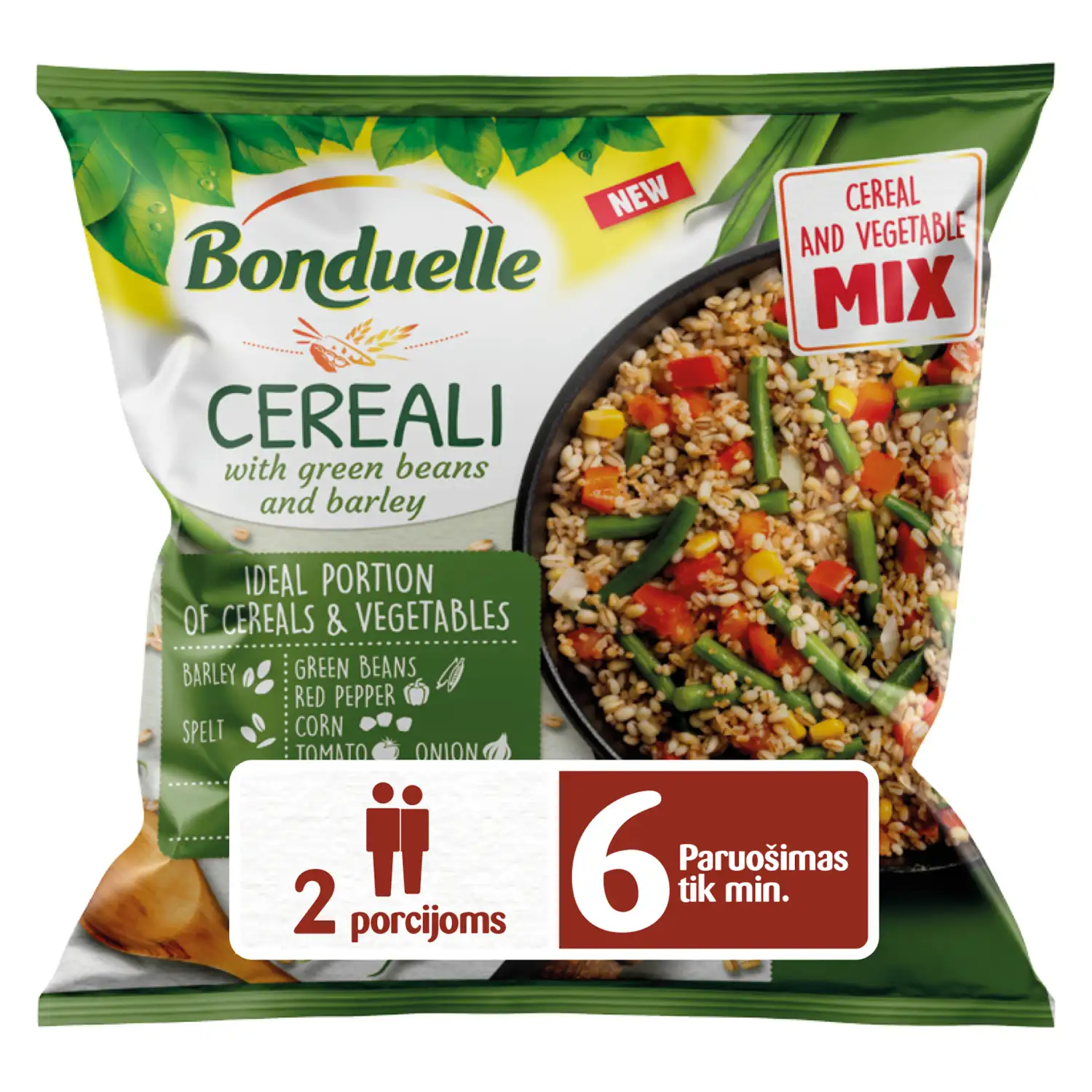 Šald. darž. ir grūdų mišinys BONDUELLE, 400 g