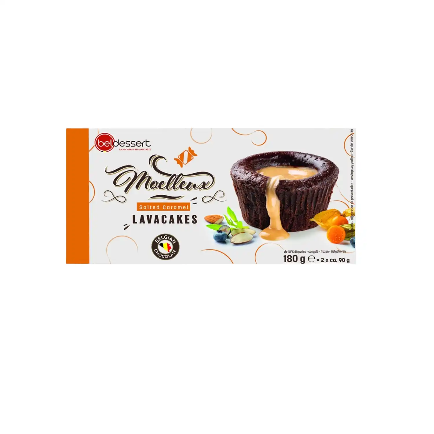 Šok.kook soolakar. Beldessert Lava Cake 2x90g