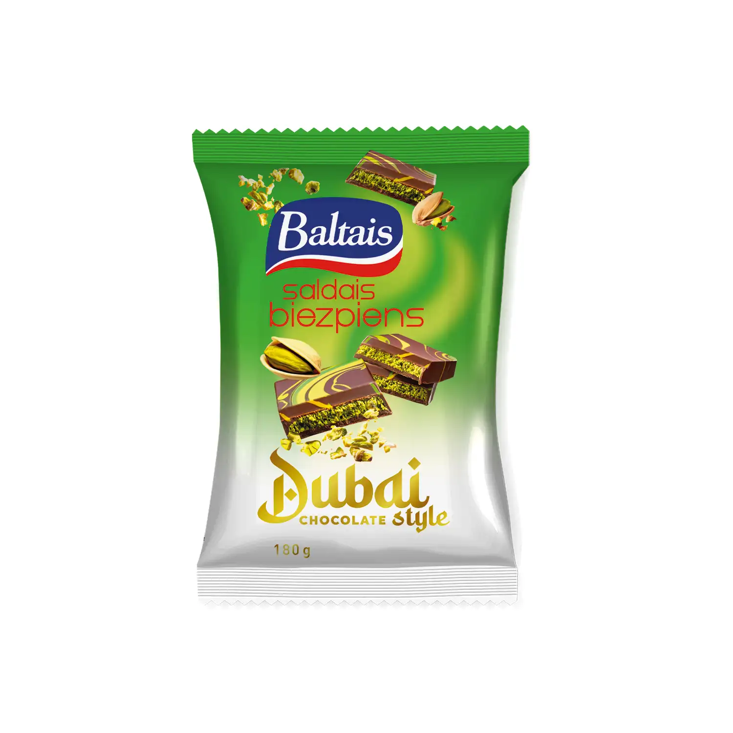 Sald.biezp.Baltais Dubajas šokolādes gar.180g