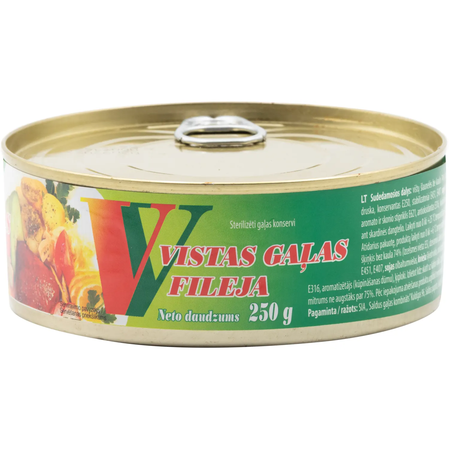 Vistas fileja SGK konservēta 250g