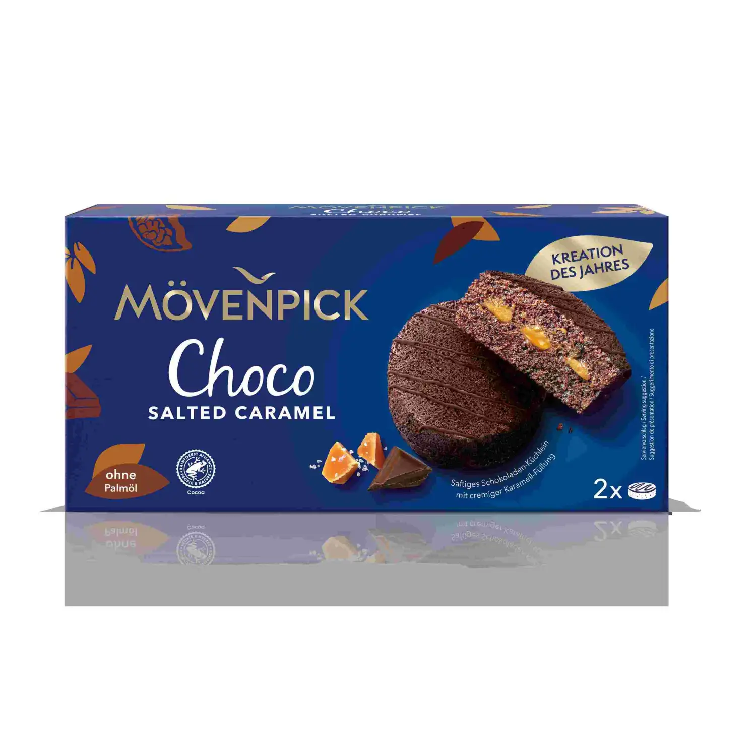 Šok. pyr. su karam. MOVENPICK, 2 x 55 g