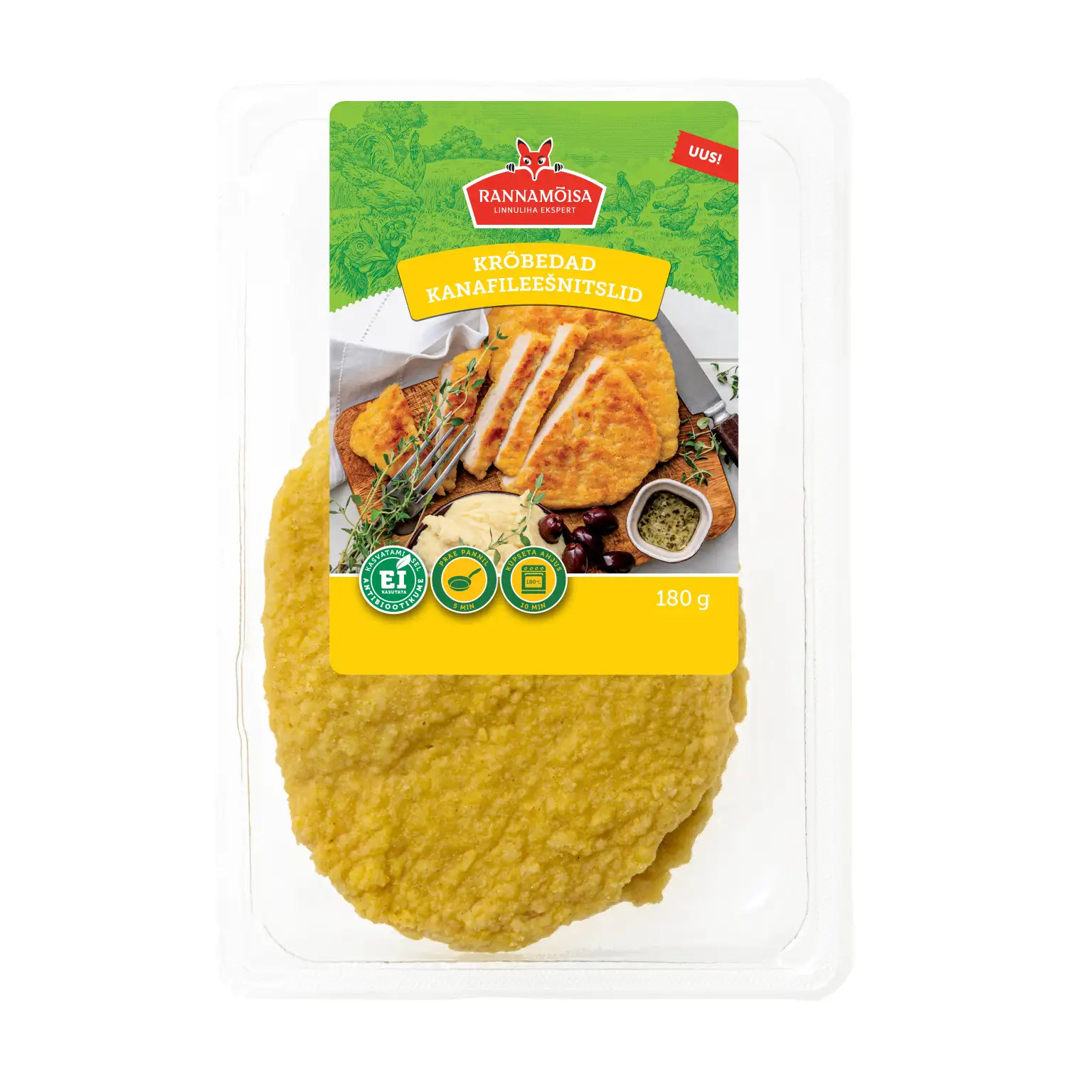 Kanafileešnitslid krõbedad Rannamõisa 180g