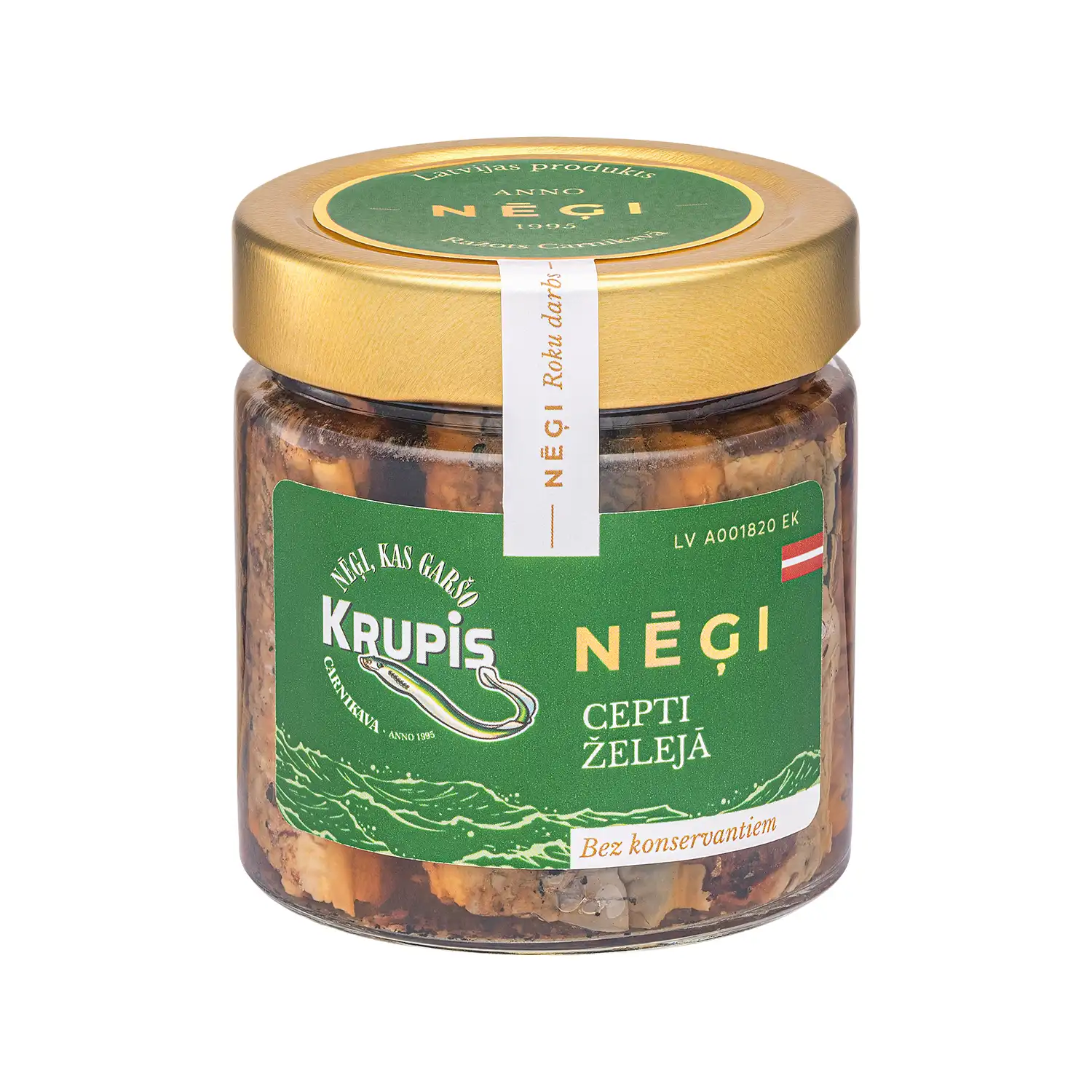 Nēģi Krupis cepti želejā 200g