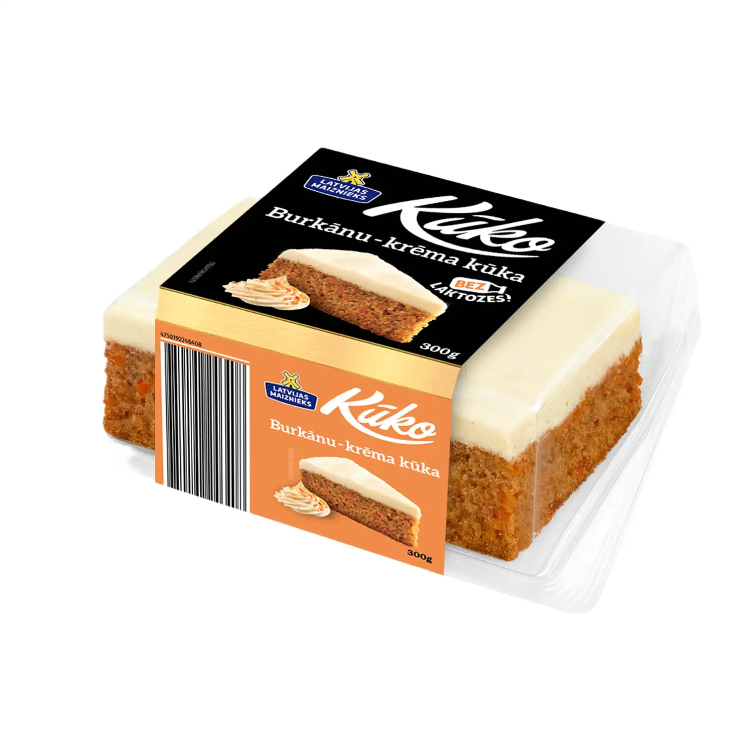 Krēma kūka Kūko burkānu 300g