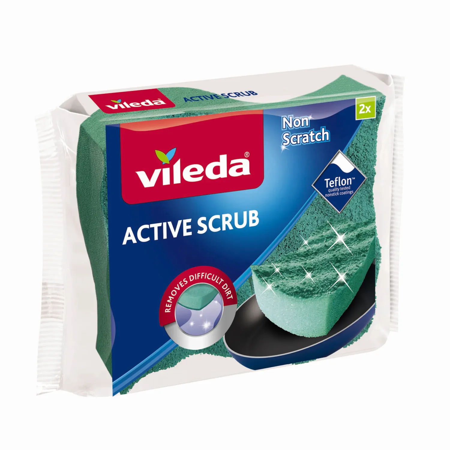 Nõudesvamm Vileda krobeline 2tk