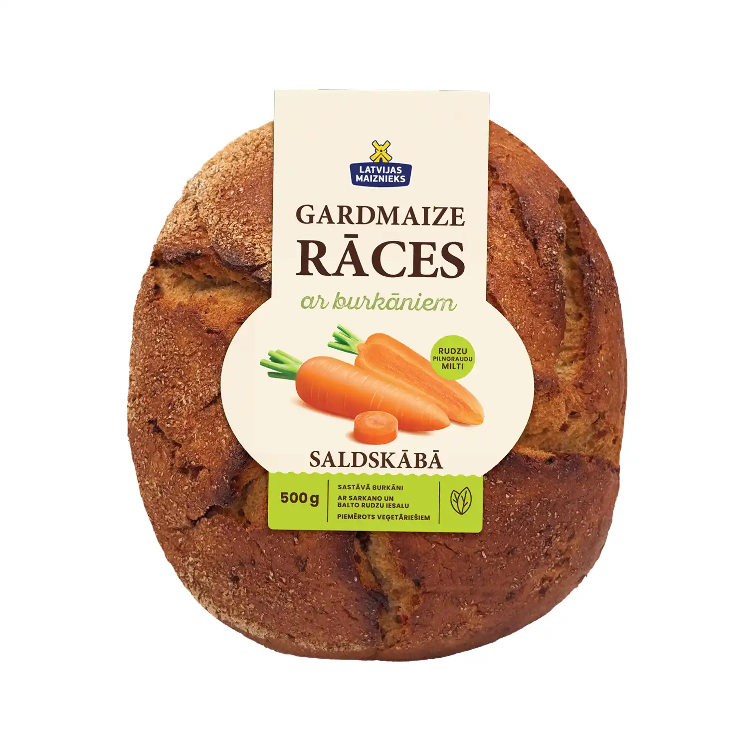 Maize Gardmaize rāces ar burkāniem 500g