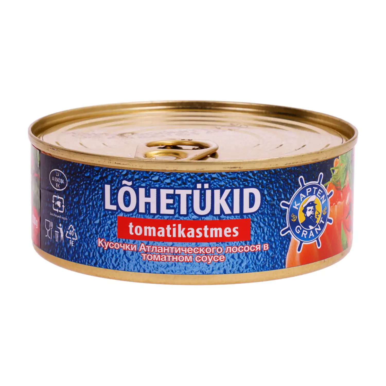 Lõhetükid tomatikastmes Kapten Grant 230g