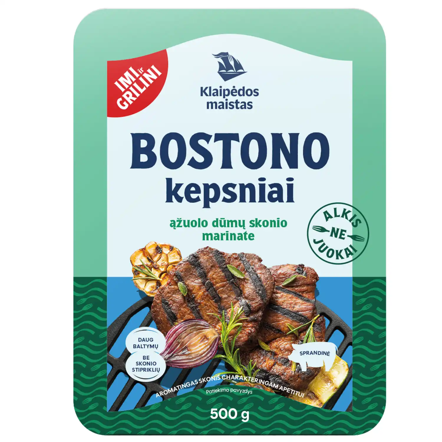 Kiaul. keps. ąžuolo dūmų sk. marin. KM, 500 g