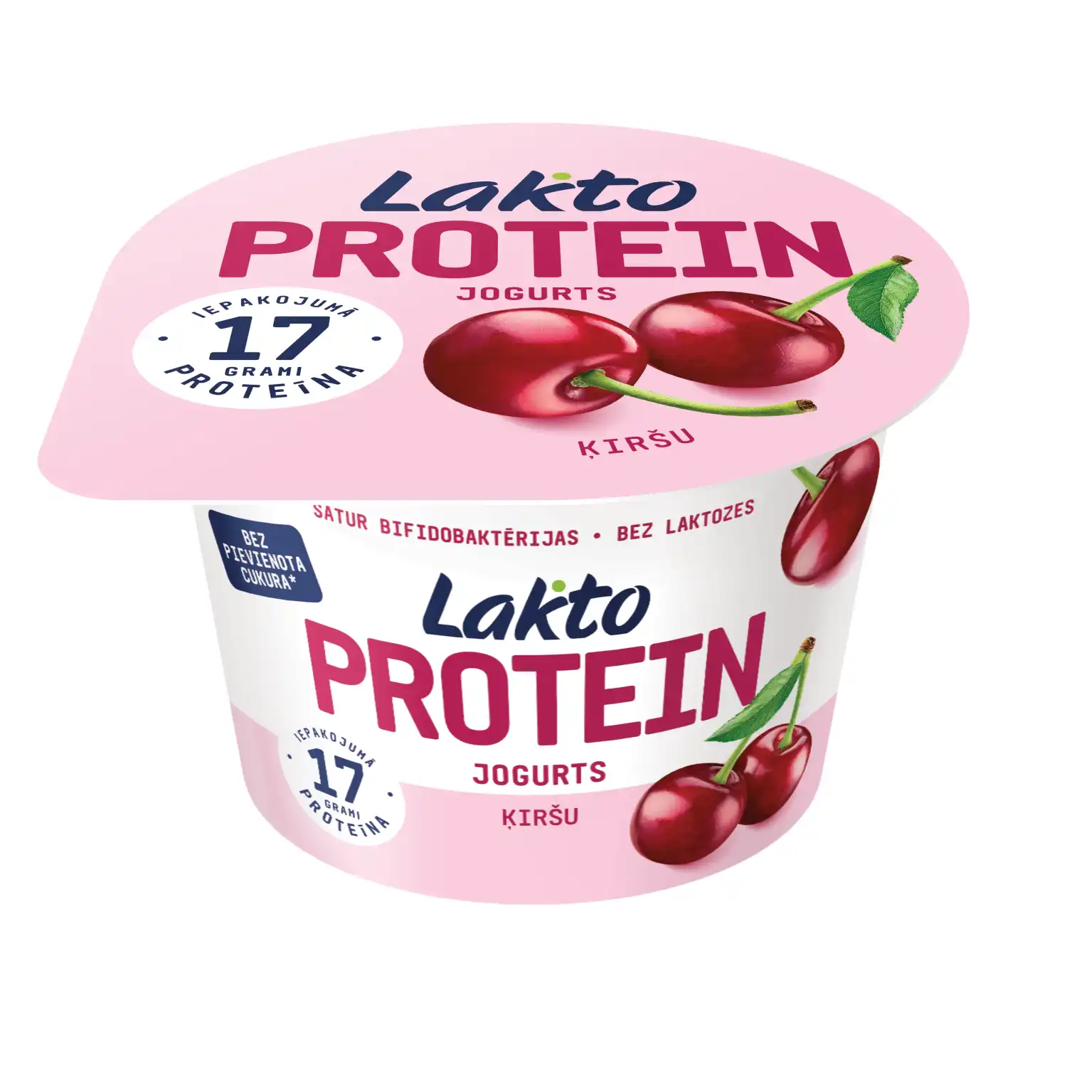Jogurts Lakto Protein ķiršu, bez lakt. 200g