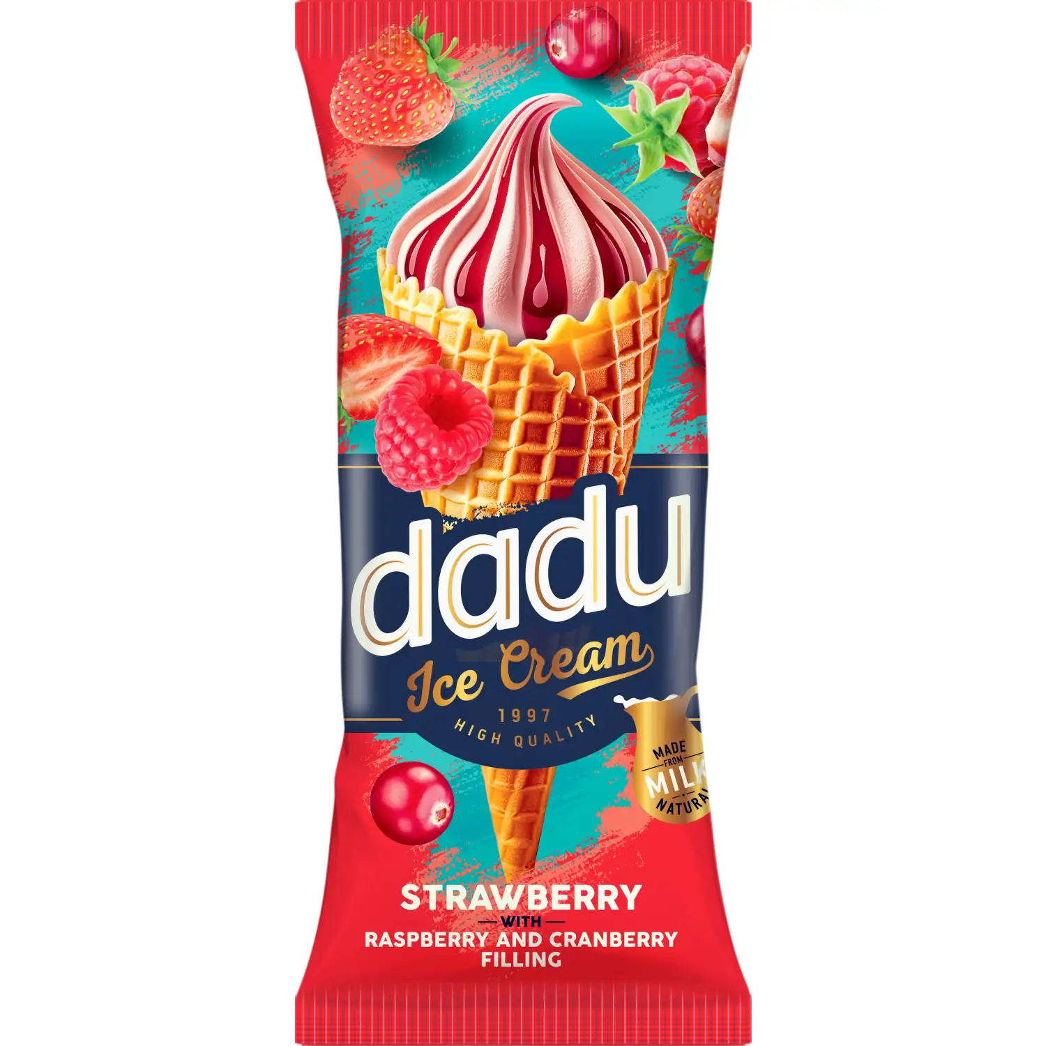 Brašk. ledai DADU, su av. įd. 95 g / 150 ml