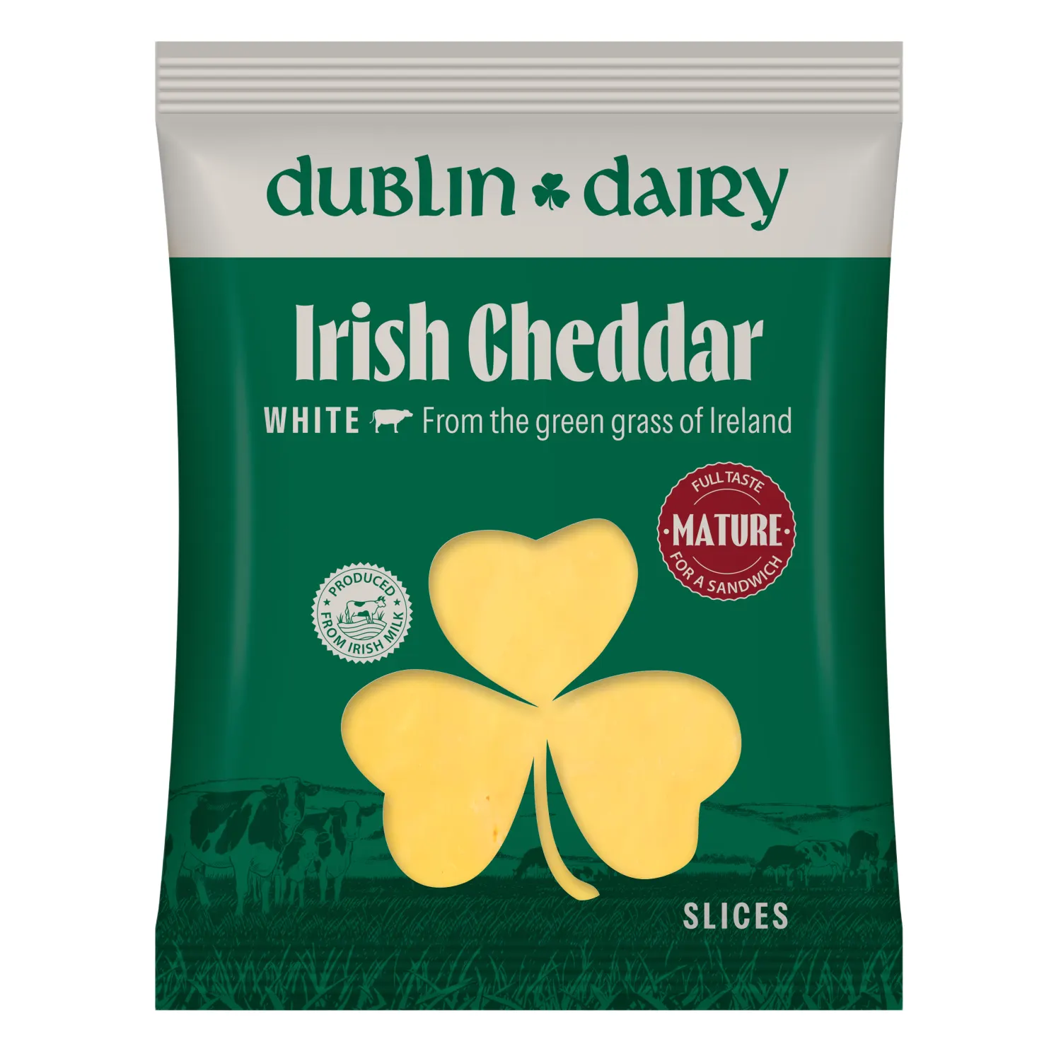 Siers Dublin Dairy Čedaras baltais šķēl. 150g