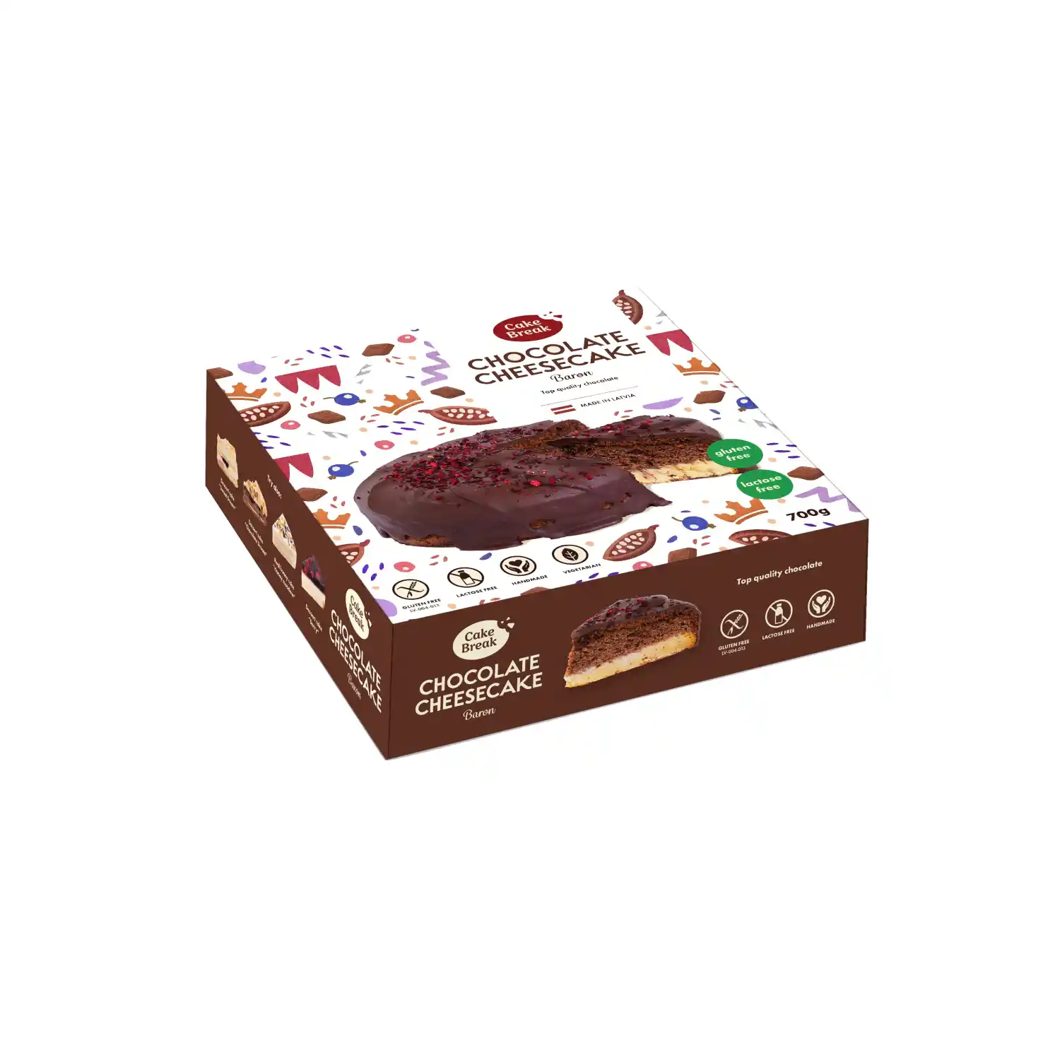 Siera kūka Cake Break Barons šokolādes 600g