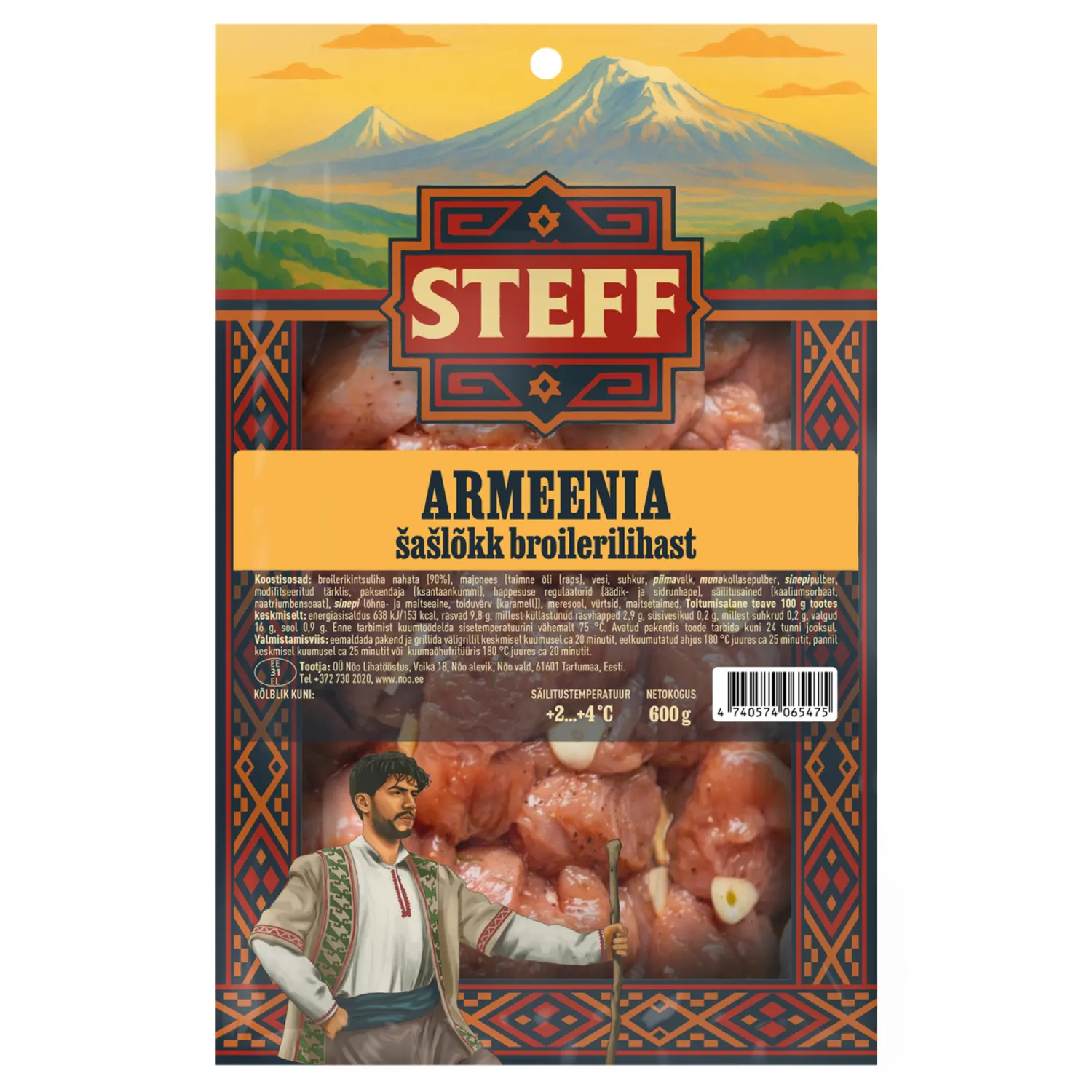 Armeenia šašlõkk br.kintsulihast Steff 600g