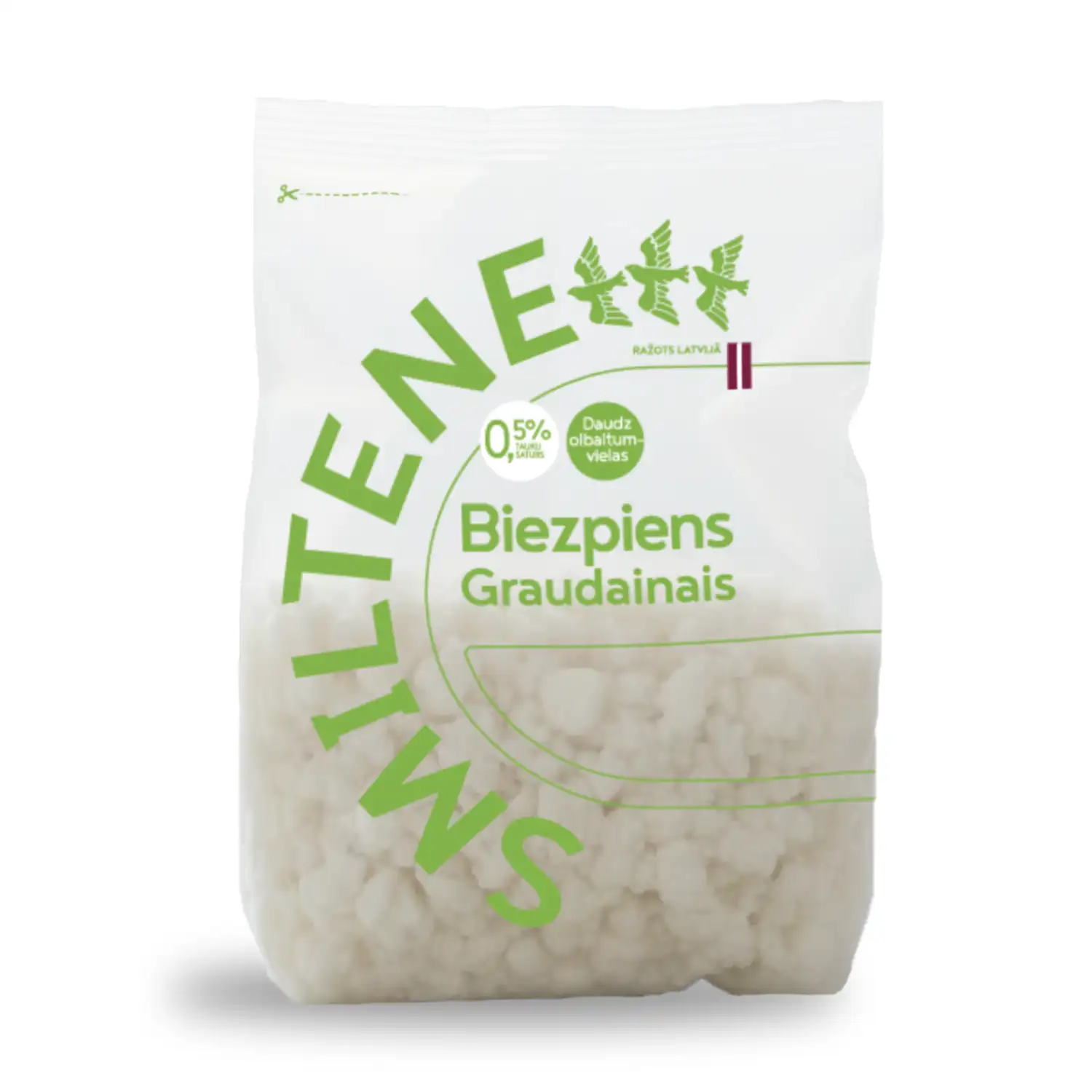 Graudainais biezpiens Smiltene 0,5% 800g