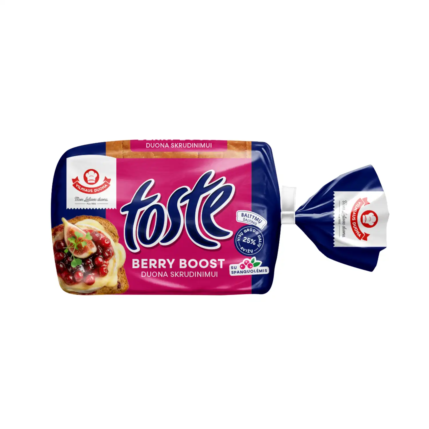 Duona skrudinimui TOSTE BERRY BOOST, 350 g