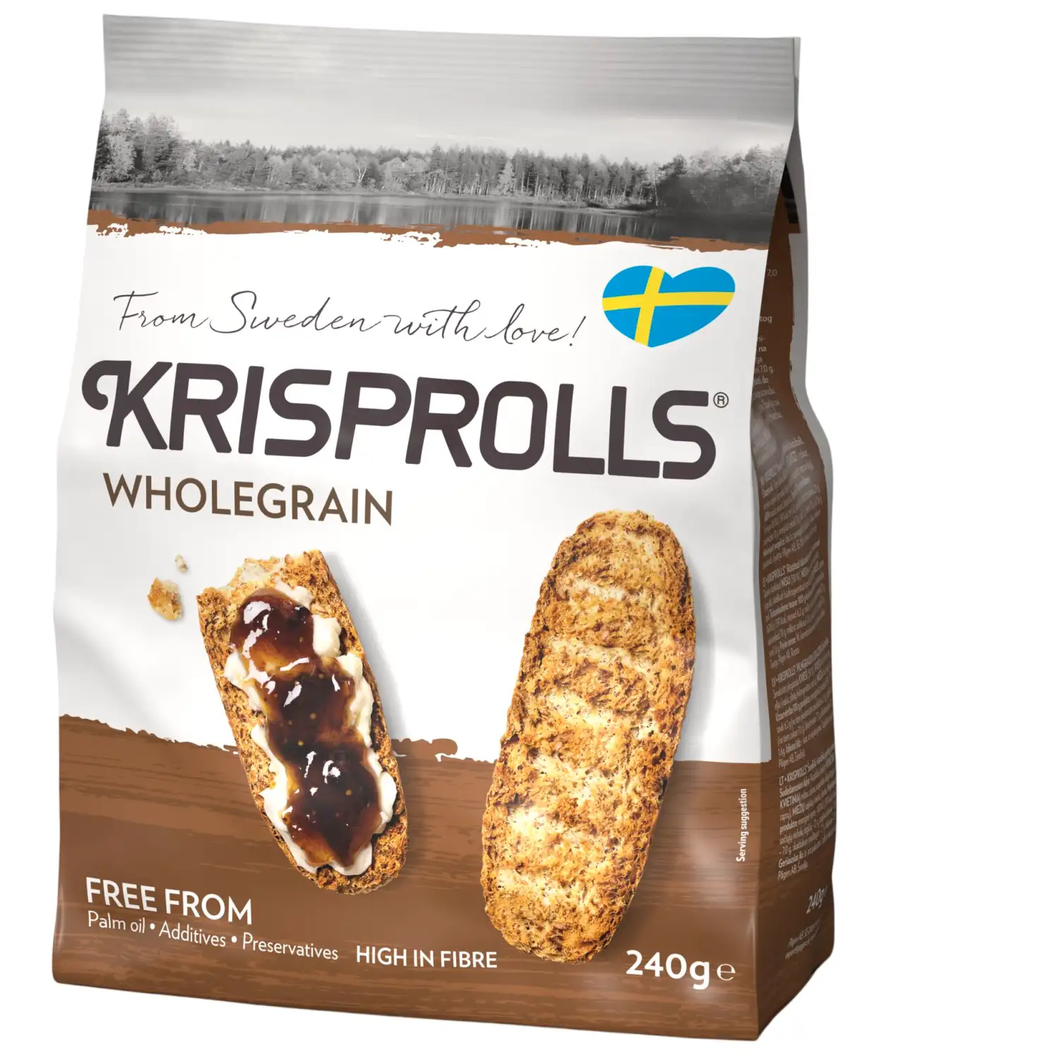Pilngraudu grauzdiņi Krisprolls 240g