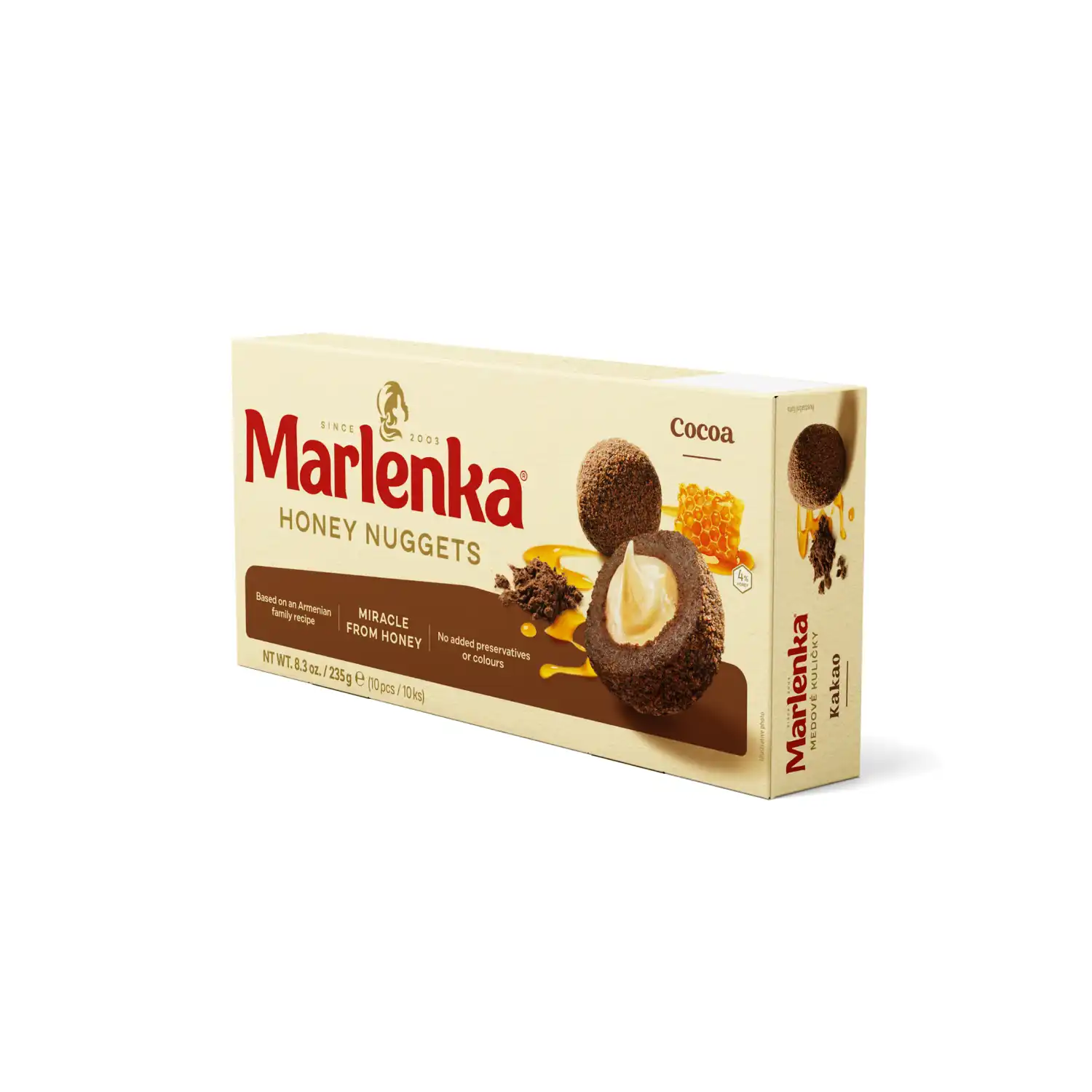 Krõbepallid meega kakaomait. Marlenka 235g